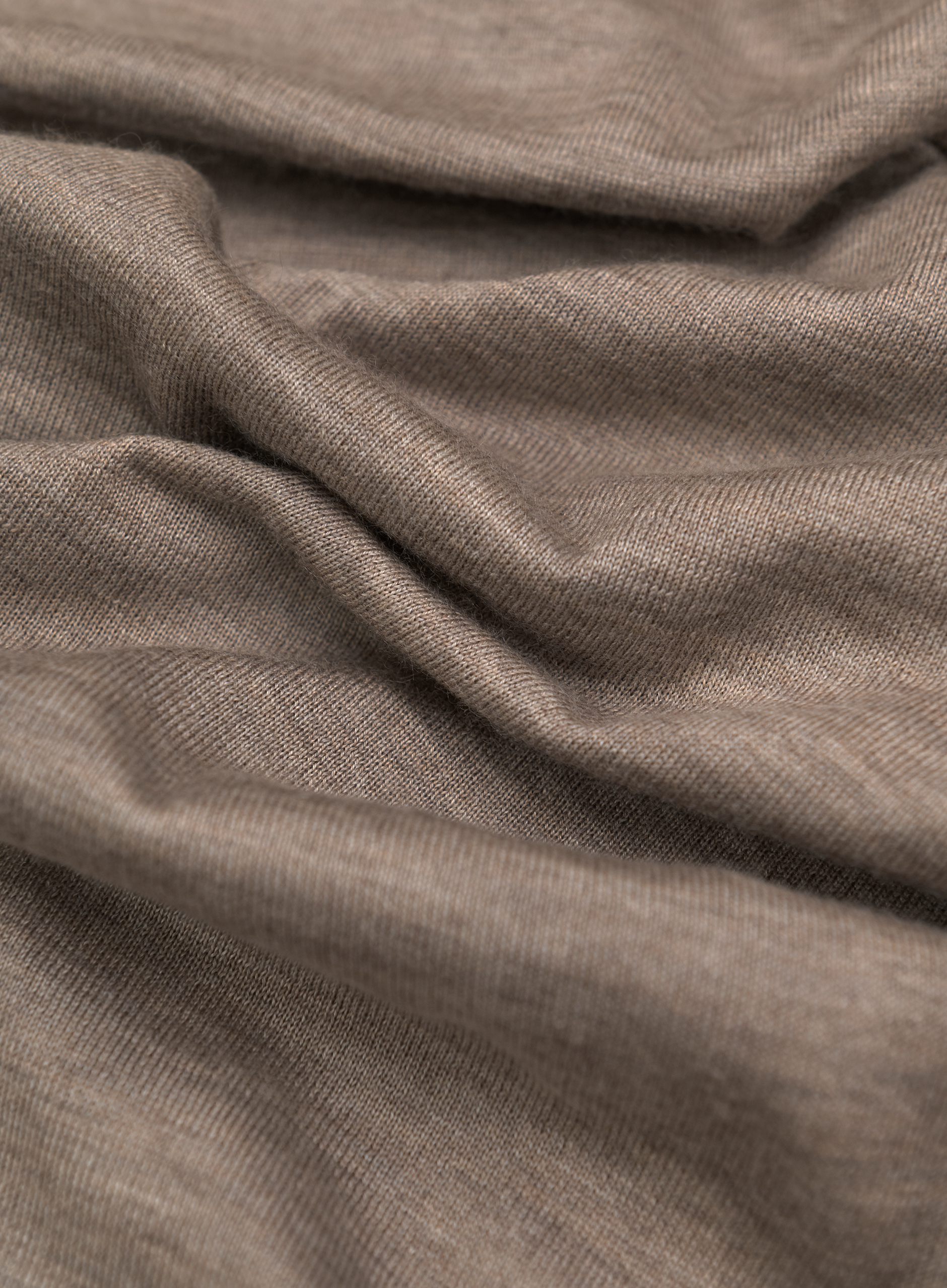 Half-zip vest van cashmere en zijde | FULL_WIDTH | TAUPE