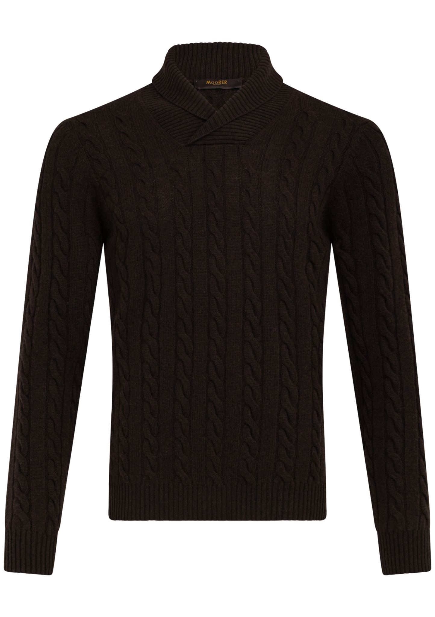 Kabelgebreide trui van wol, zijde en cashmere | FULL_WIDTH | D.Bruin