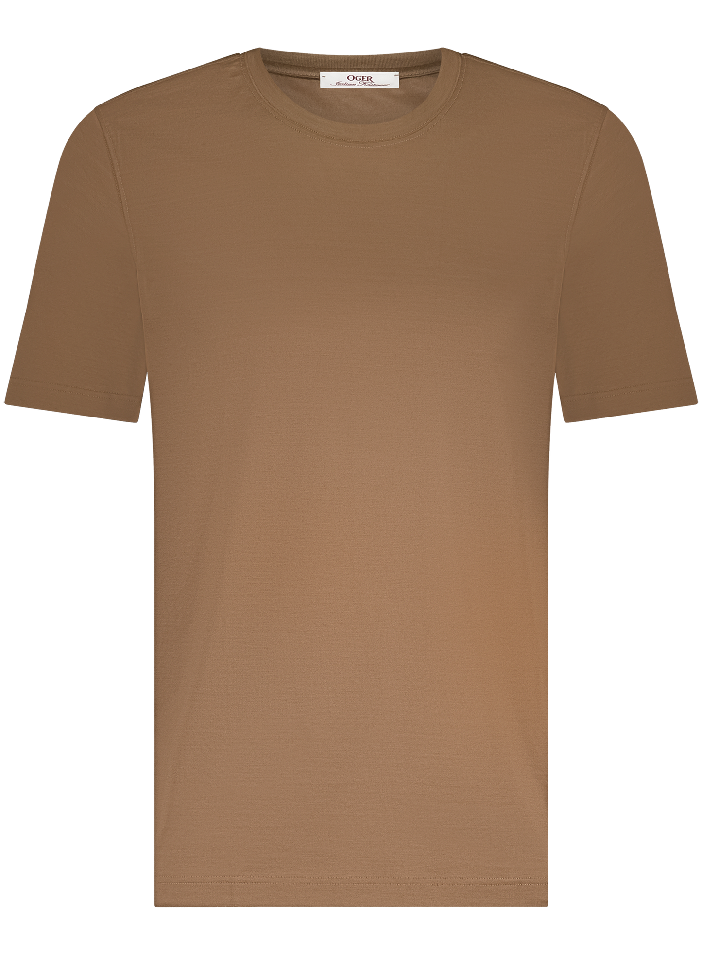 T-shirt van katoen | Camel
