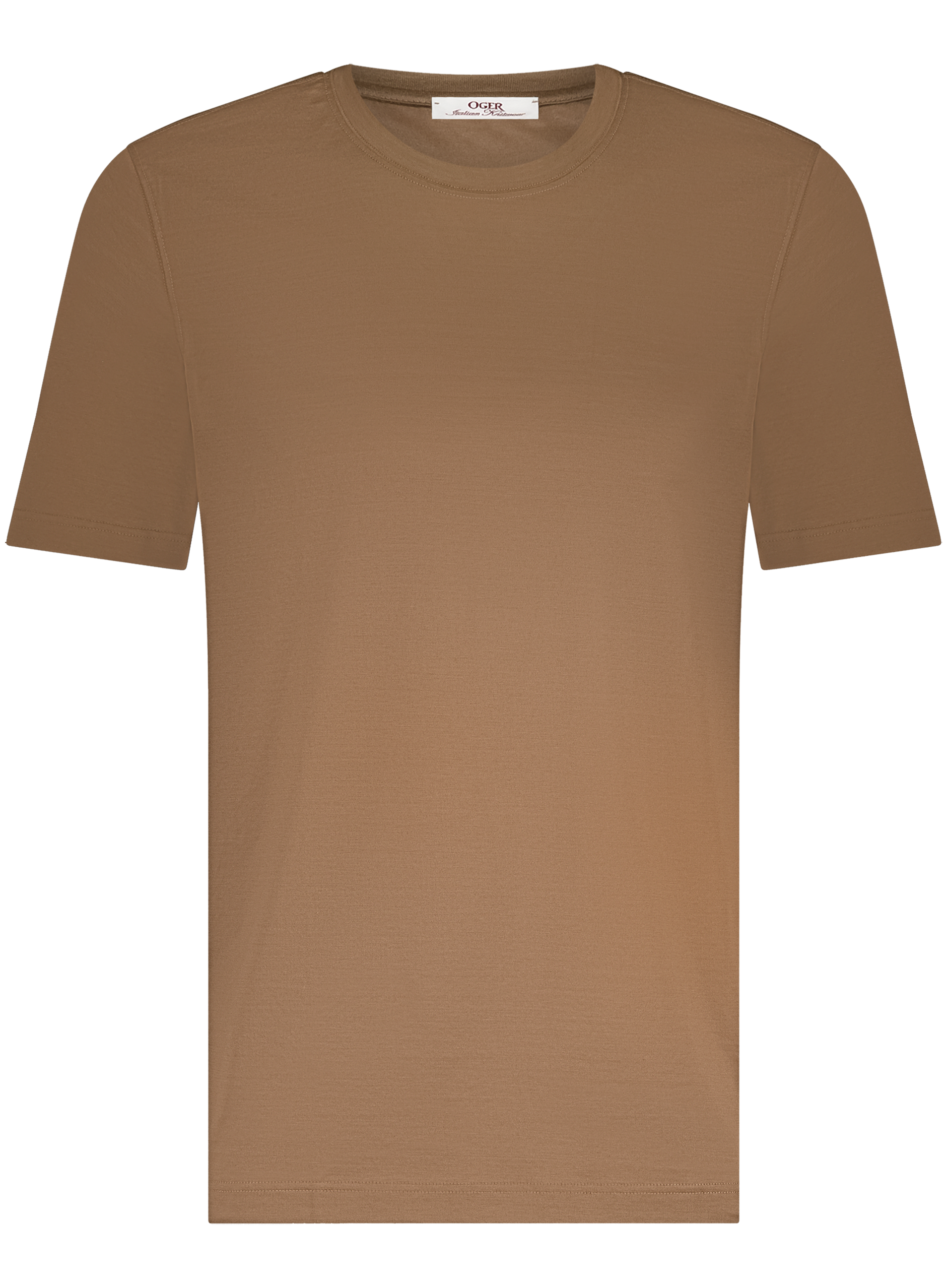 T-shirt van katoen | Camel