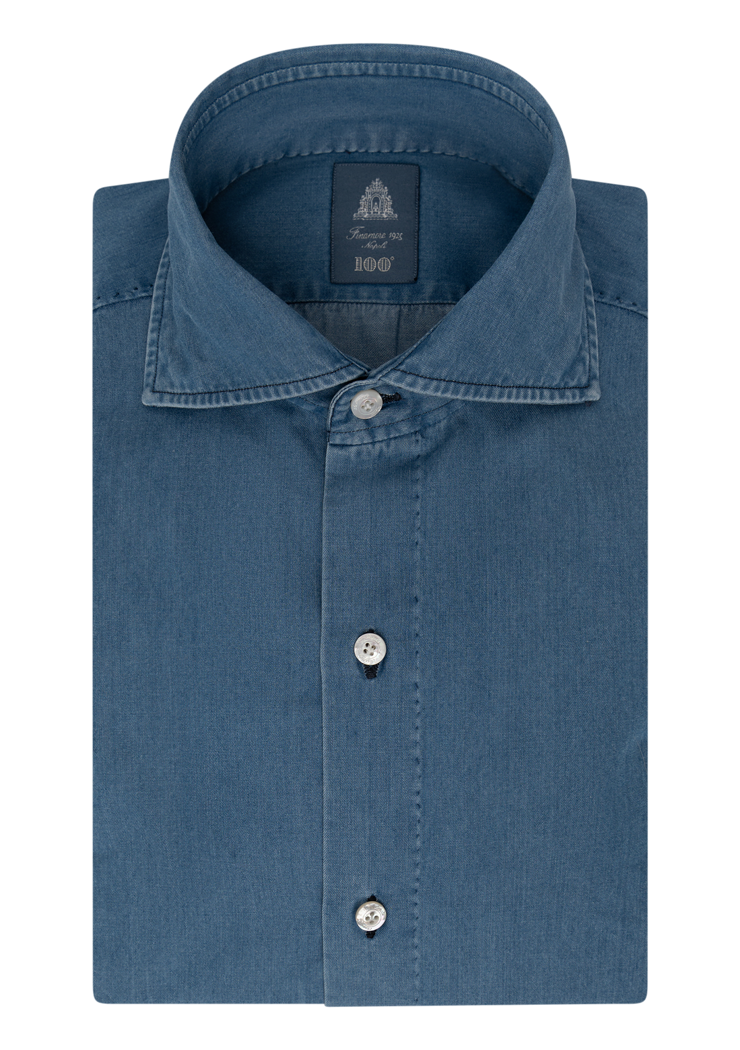Denim shirt van katoen | LGHT BLUE DENIM