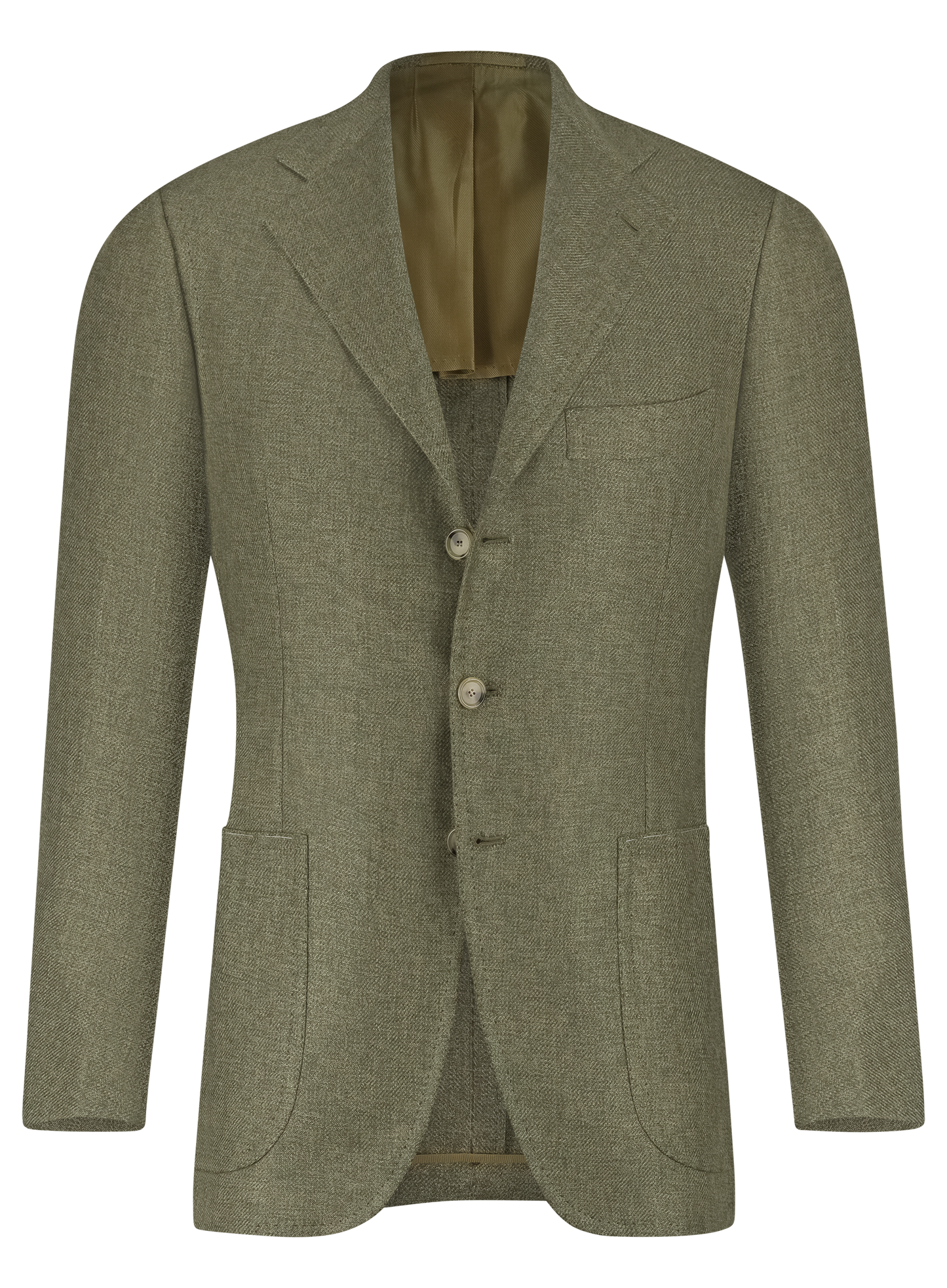 Handgemaakt jasje van cashmere | Groen