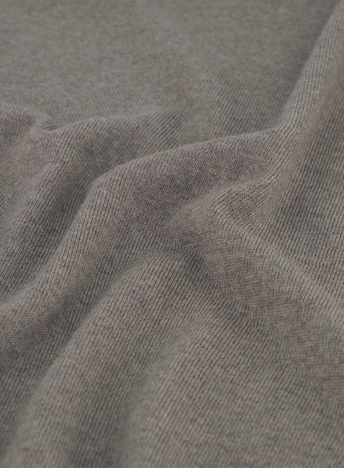 Buttonless polo van wol | FULL_WIDTH | Beige