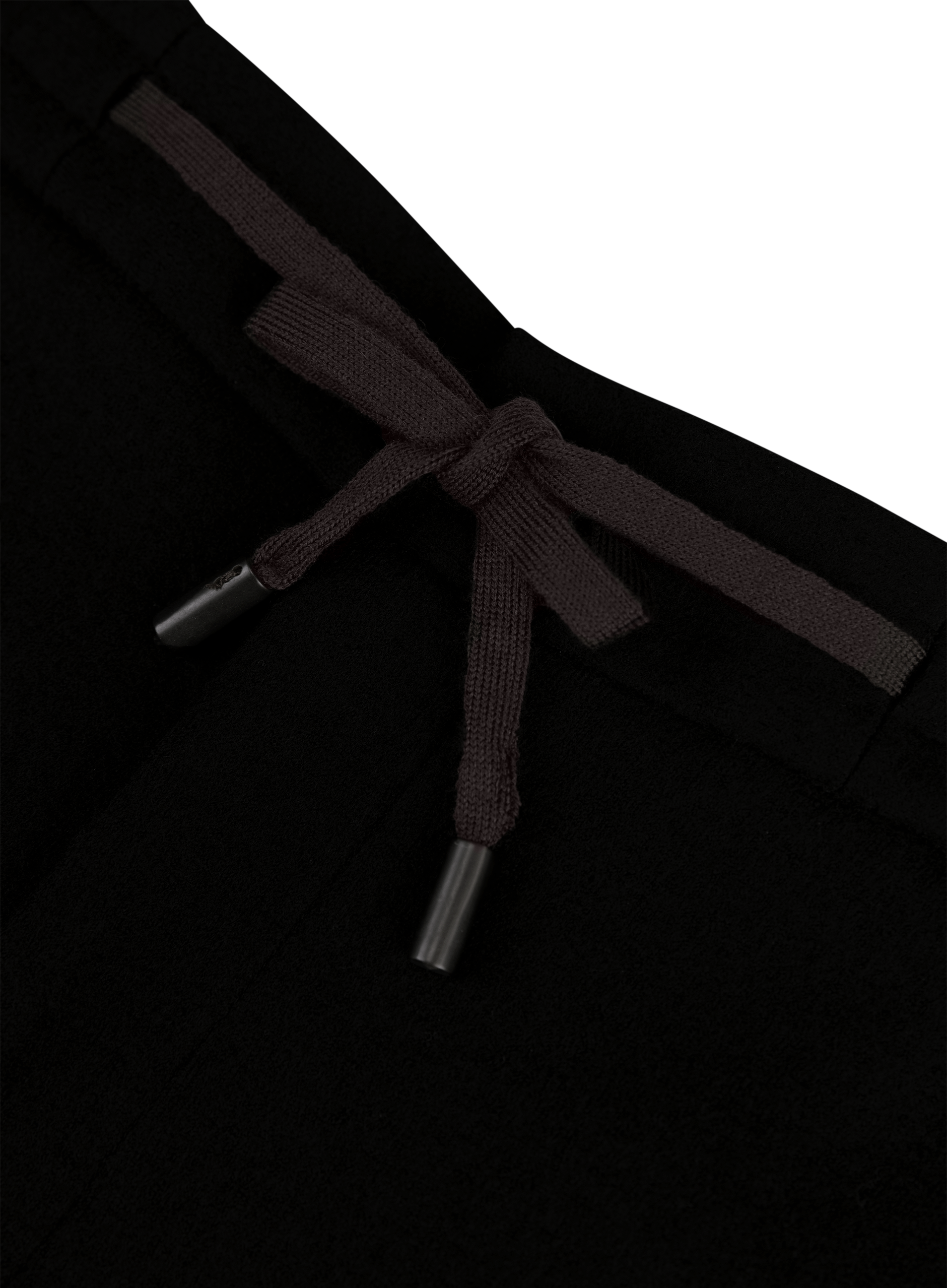 Jog pantalon van virgin wol | FULL_WIDTH | Zwart