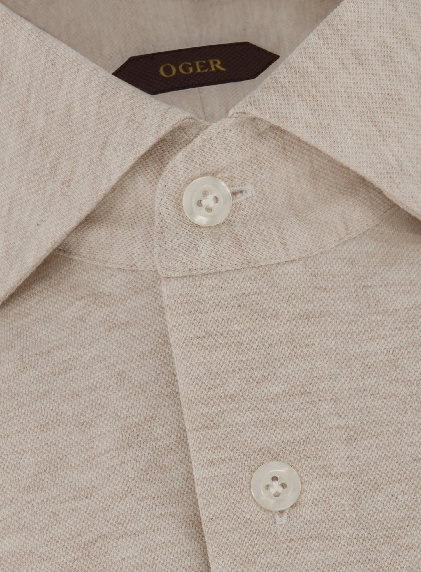 Shirt van katoen | Beige