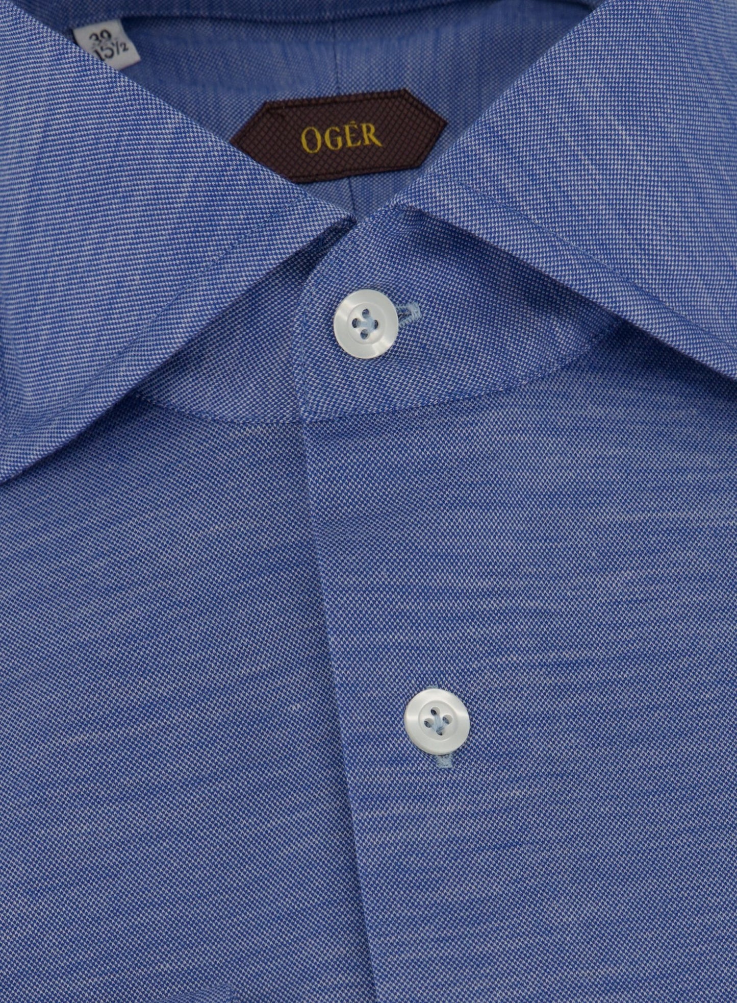 Shirt van wol | Blauw