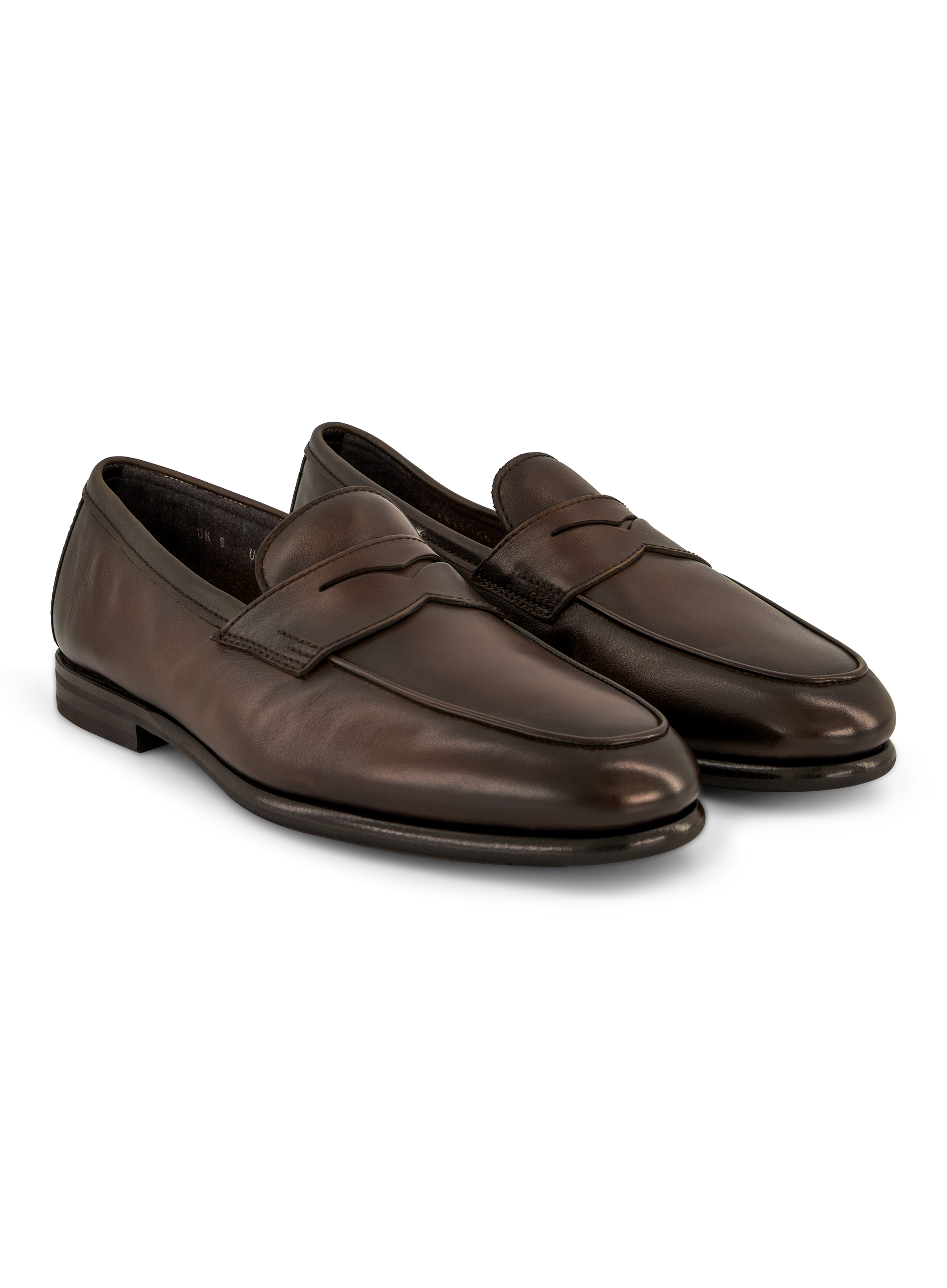 Penny loafers van leer | D.Bruin