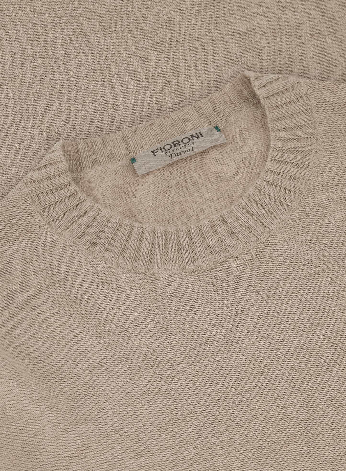Crewneck met lange mouwen van cashmere | FULL_WIDTH | TAUPE