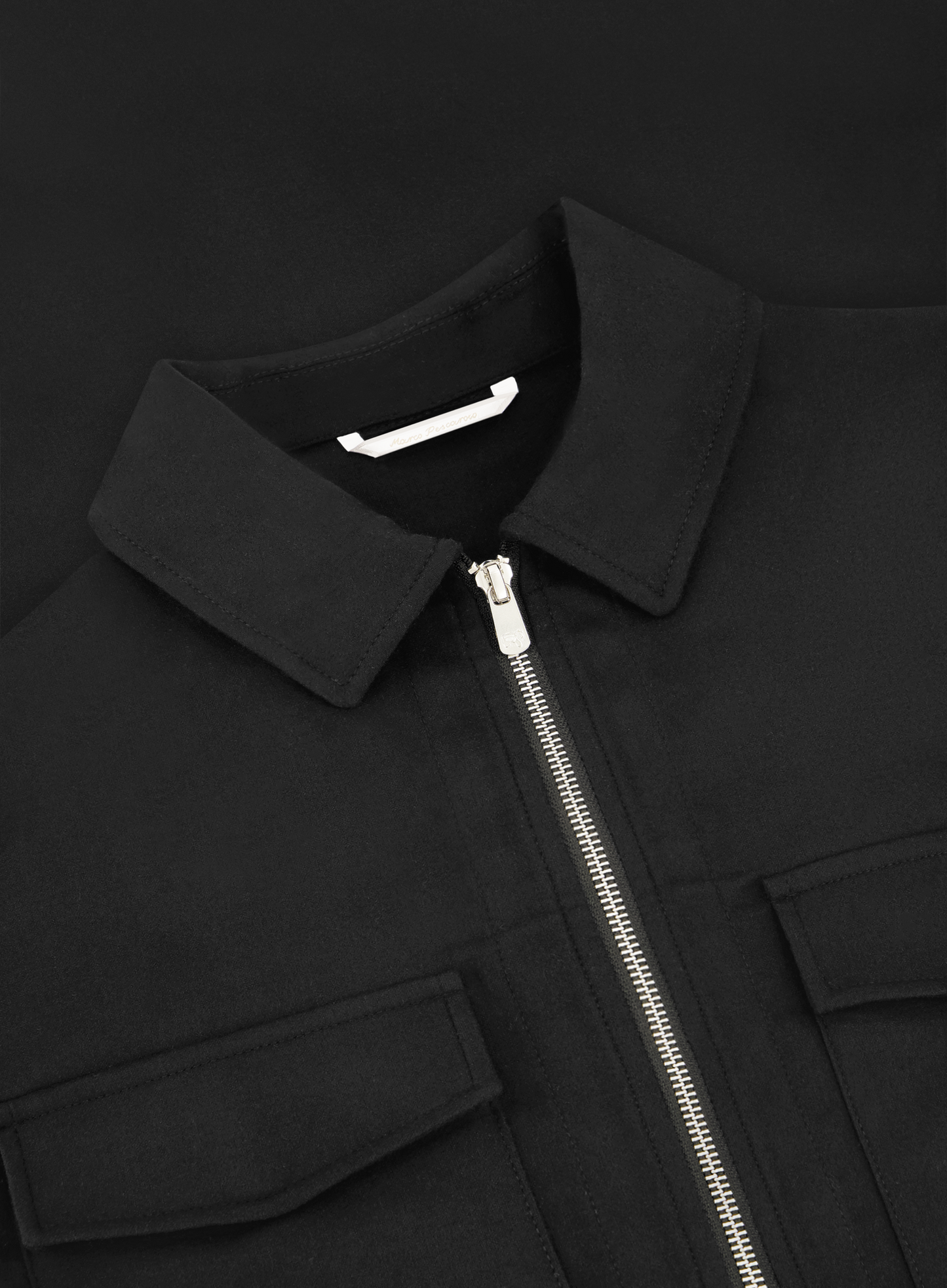Urus overshirt van wol en cashmere | FULL_WIDTH | Zwart