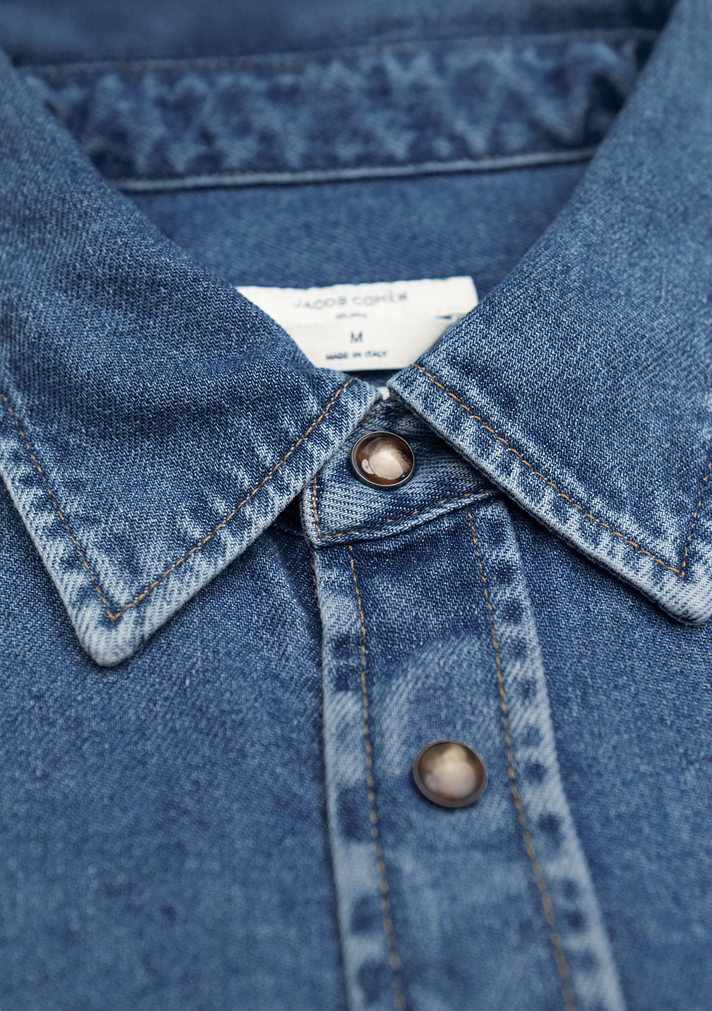 Katoenen denim shirt | FULL_WIDTH | JEANS BLAUW