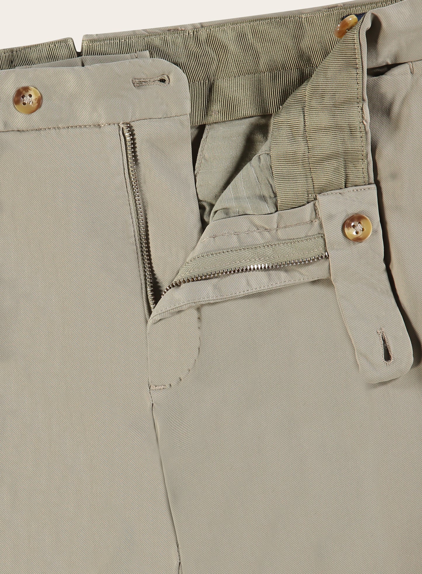 Slim-fit chino van katoen | L.Grijs