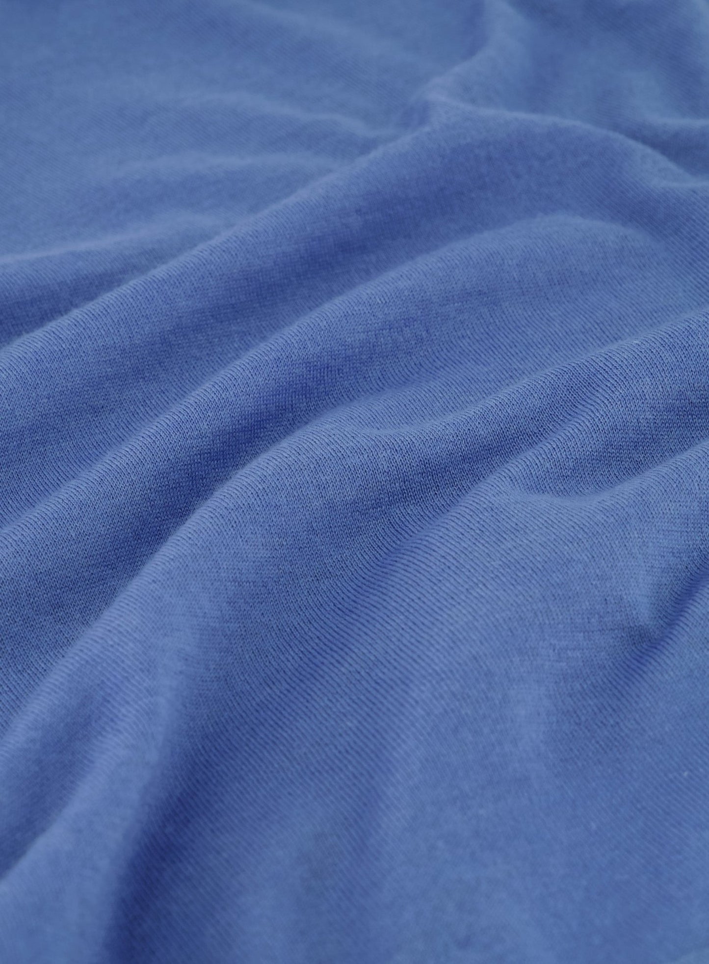 Poloshirt met lange mouwen van cashmere en zijde | L.Blauw