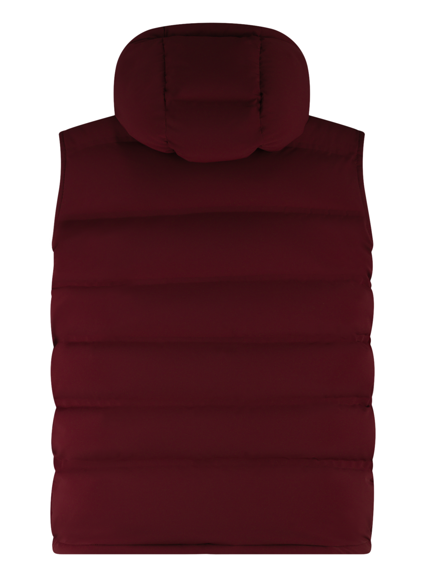Gewatteerde bodywarmer met capuchon | Rood