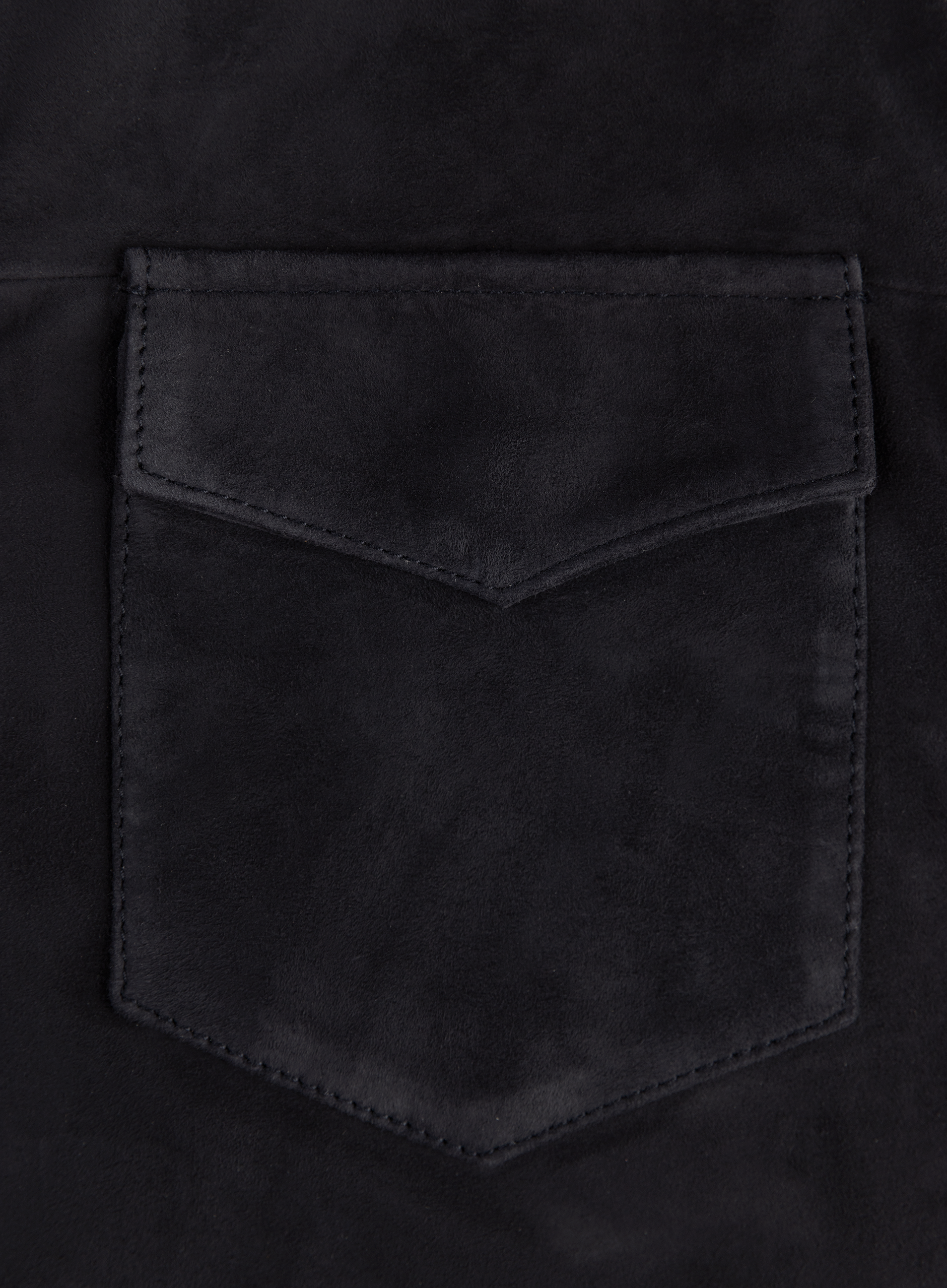 Robert overshirt van suède | FULL_WIDTH | BLUE NAVY