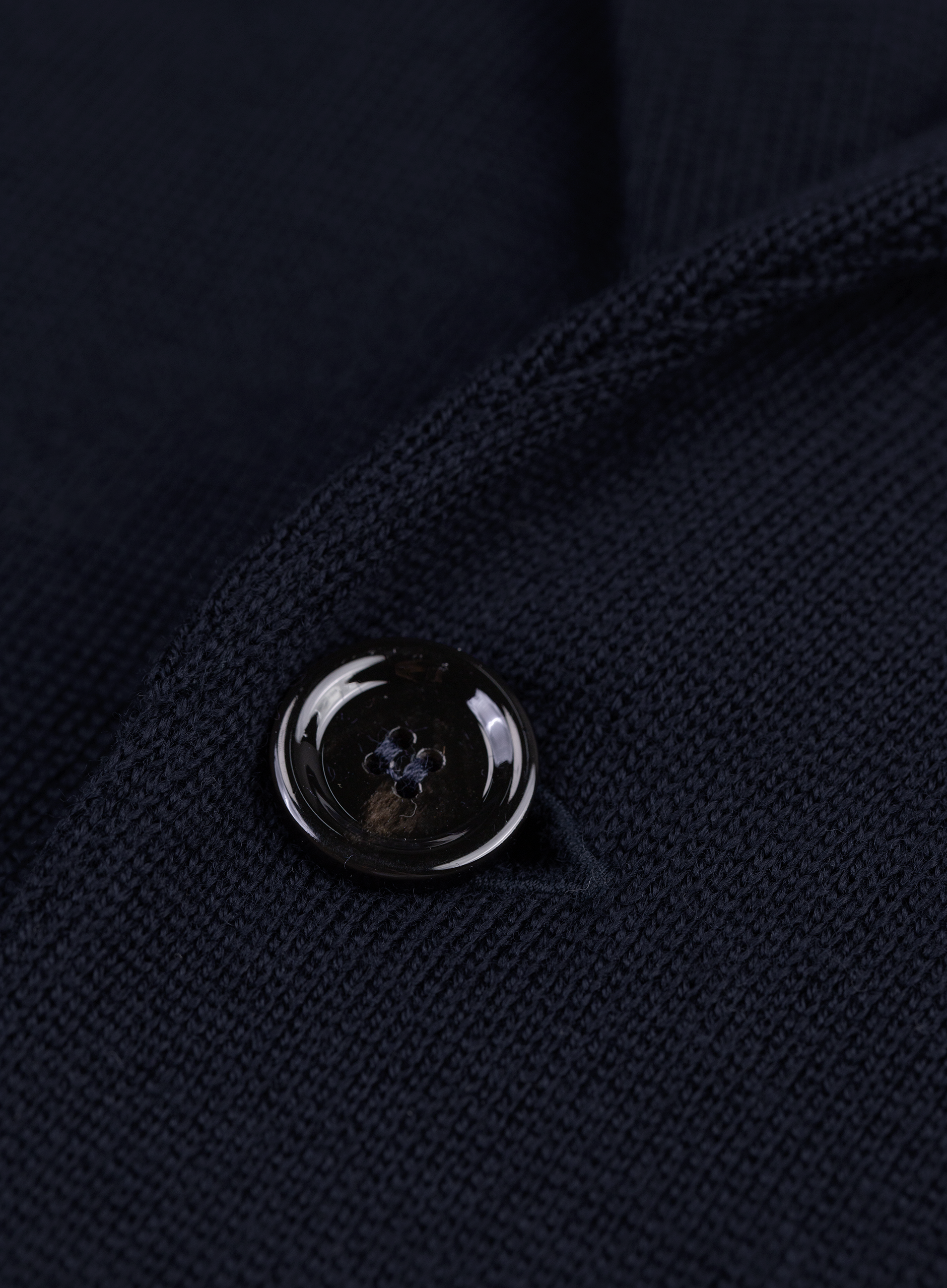 Knitted jasje van wol | FULL_WIDTH | BLUE NAVY