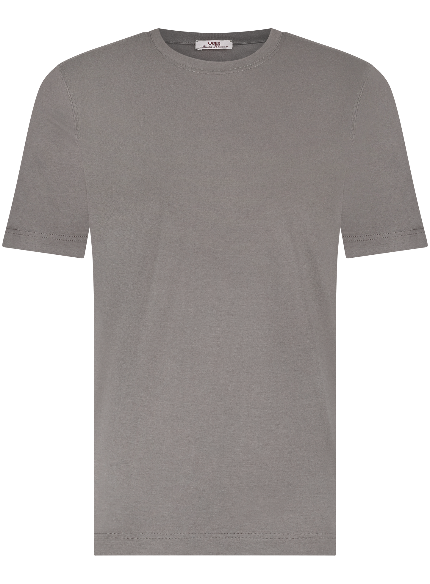 T-shirt van katoen | TAUPE