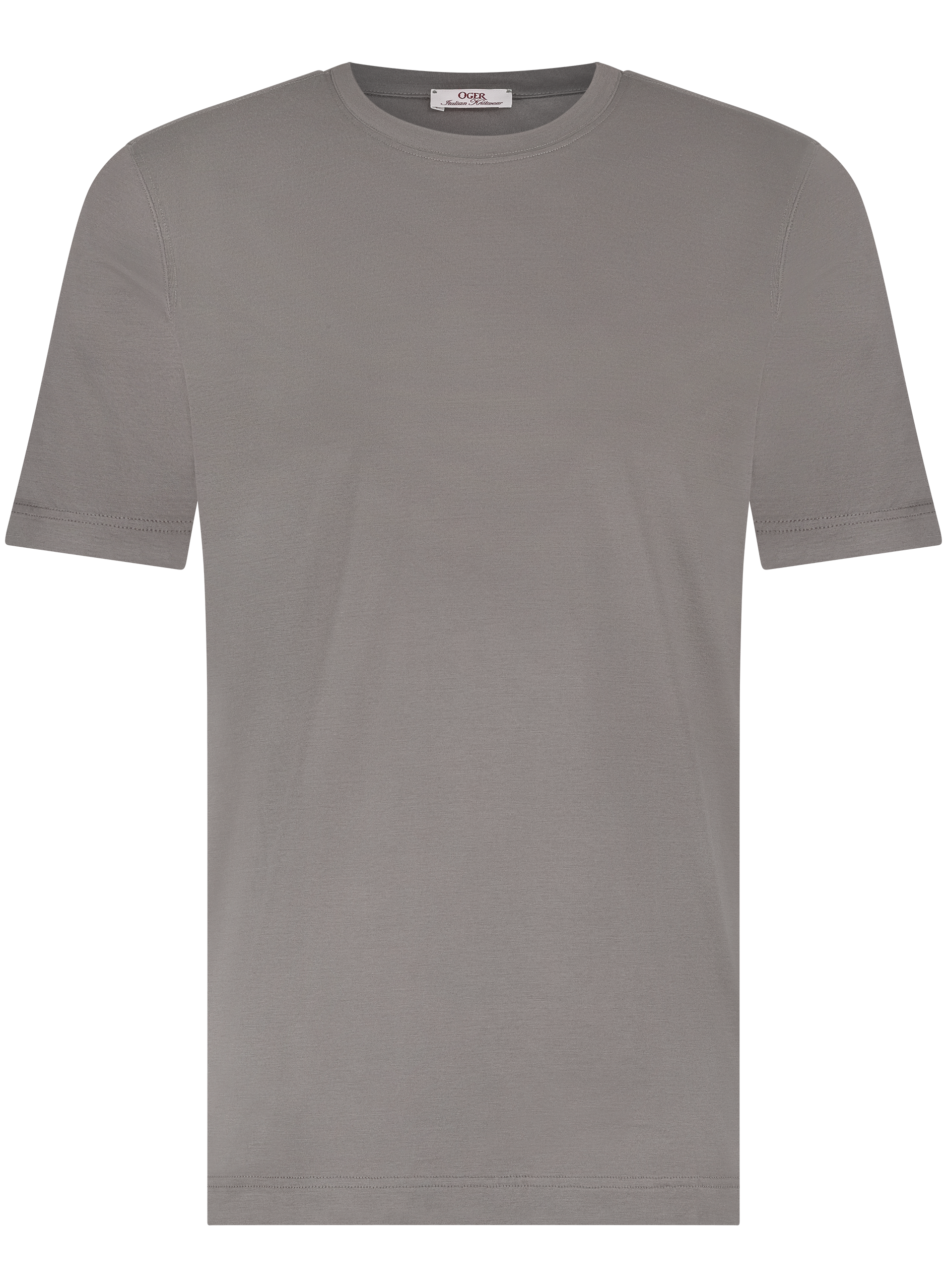 T-shirt van katoen | TAUPE