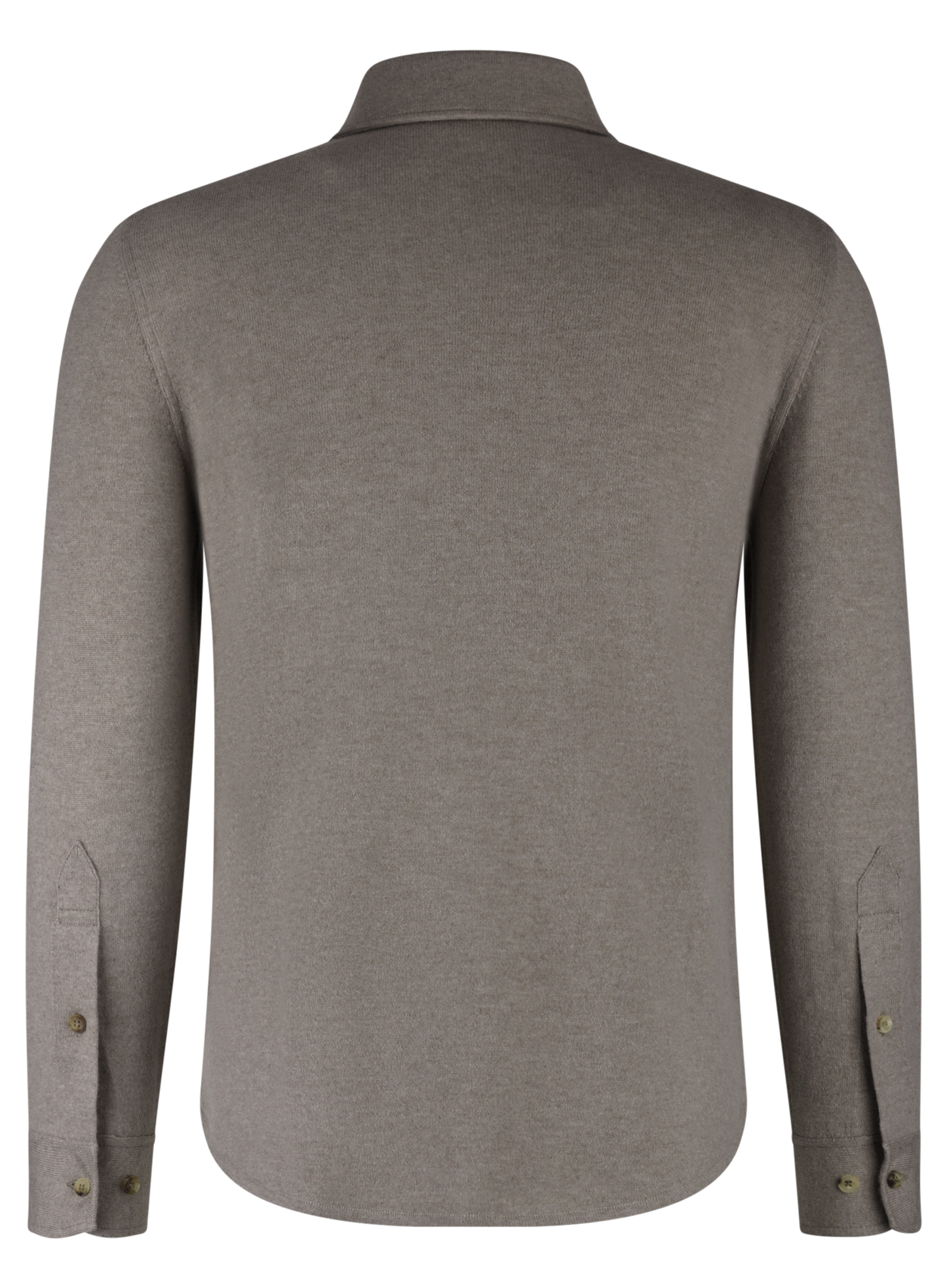 Overshirt van wol, cashmere en zijde | TAUPE