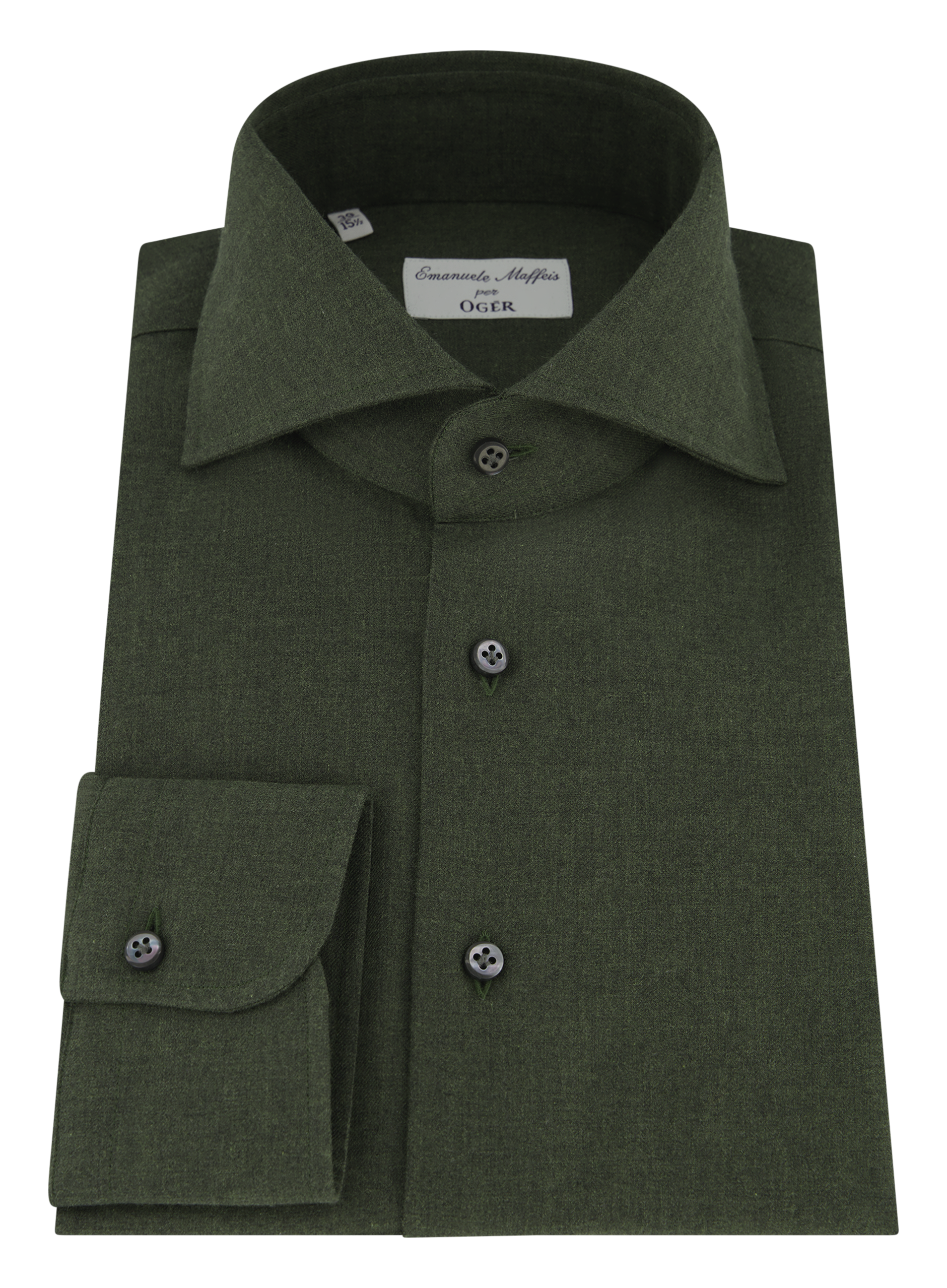 Shirt van katoen | Groen