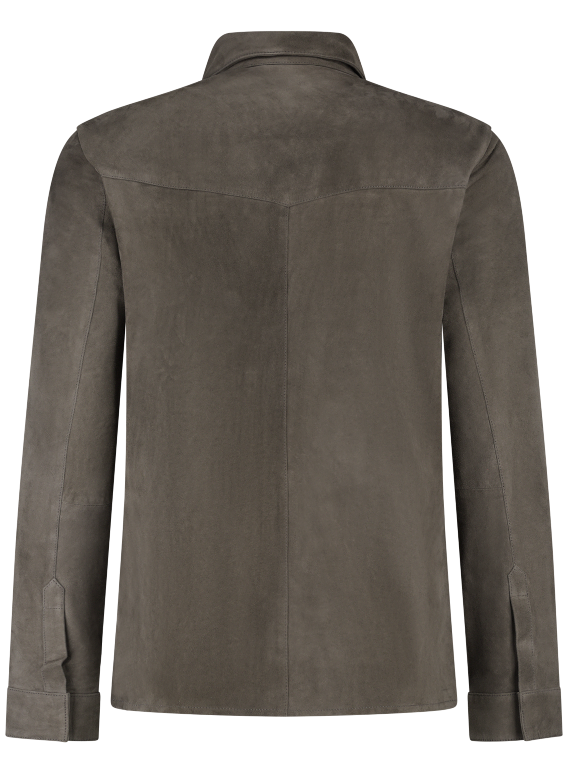 Robert overshirt van suède | Grijs