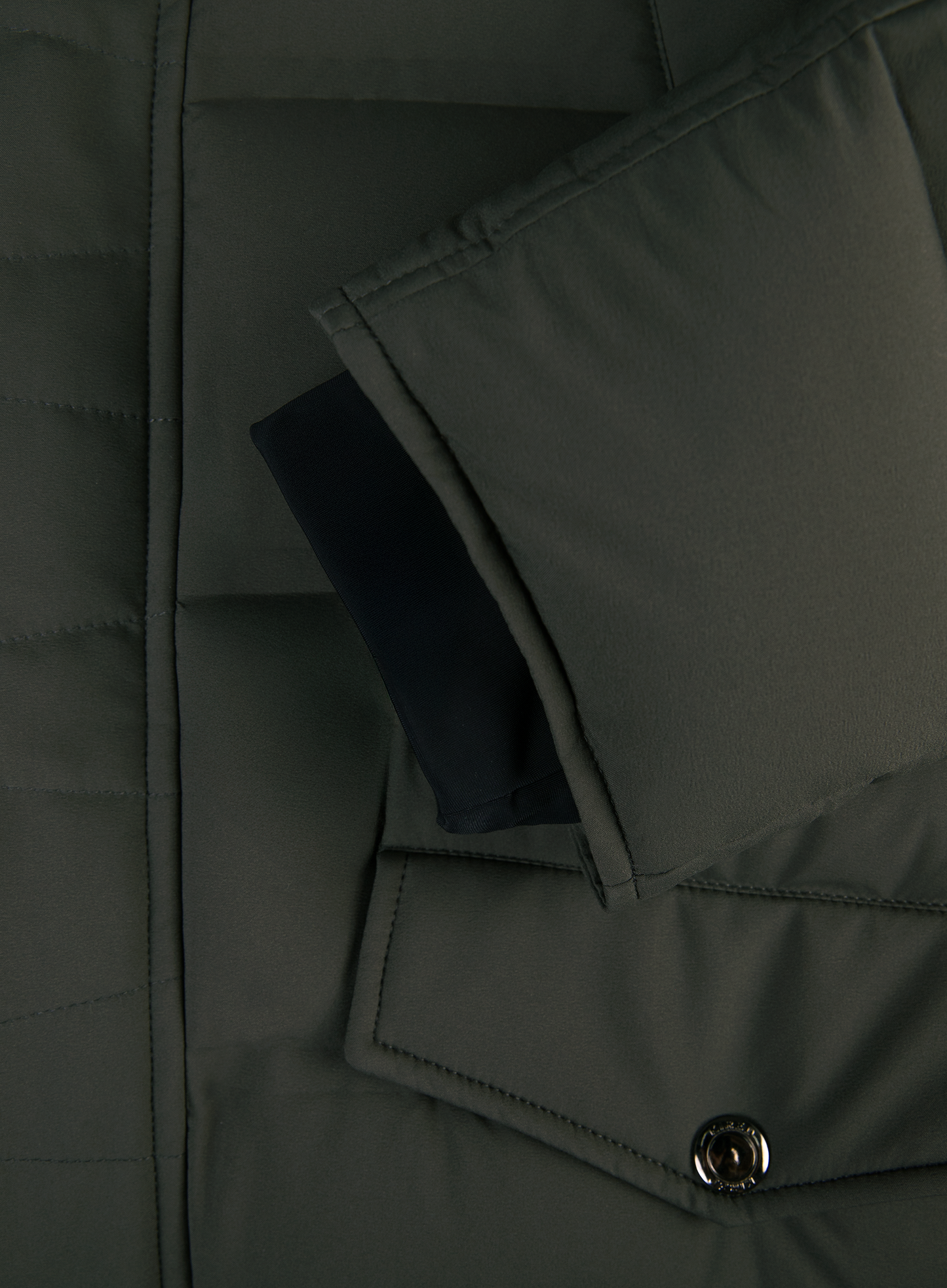 Gewatteerde jas met capuchon | FULL_WIDTH | Groen