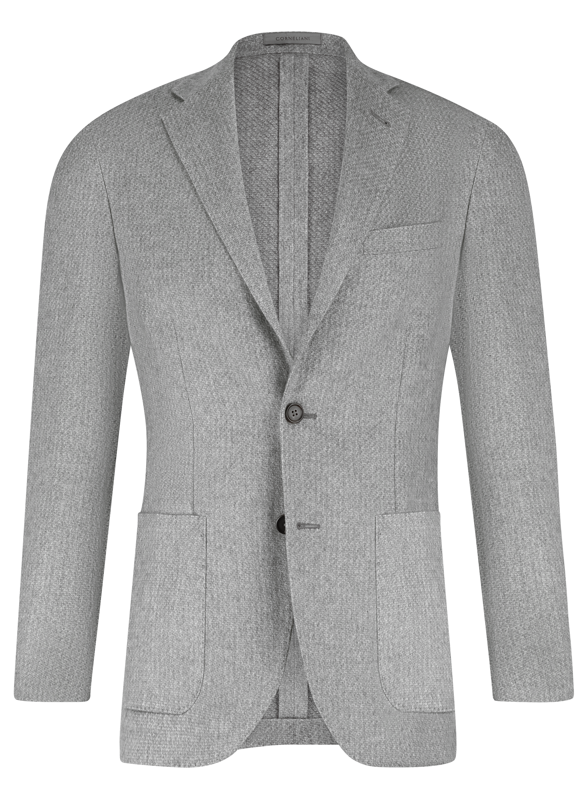 Jasje van zijde en cashmere | Grijs