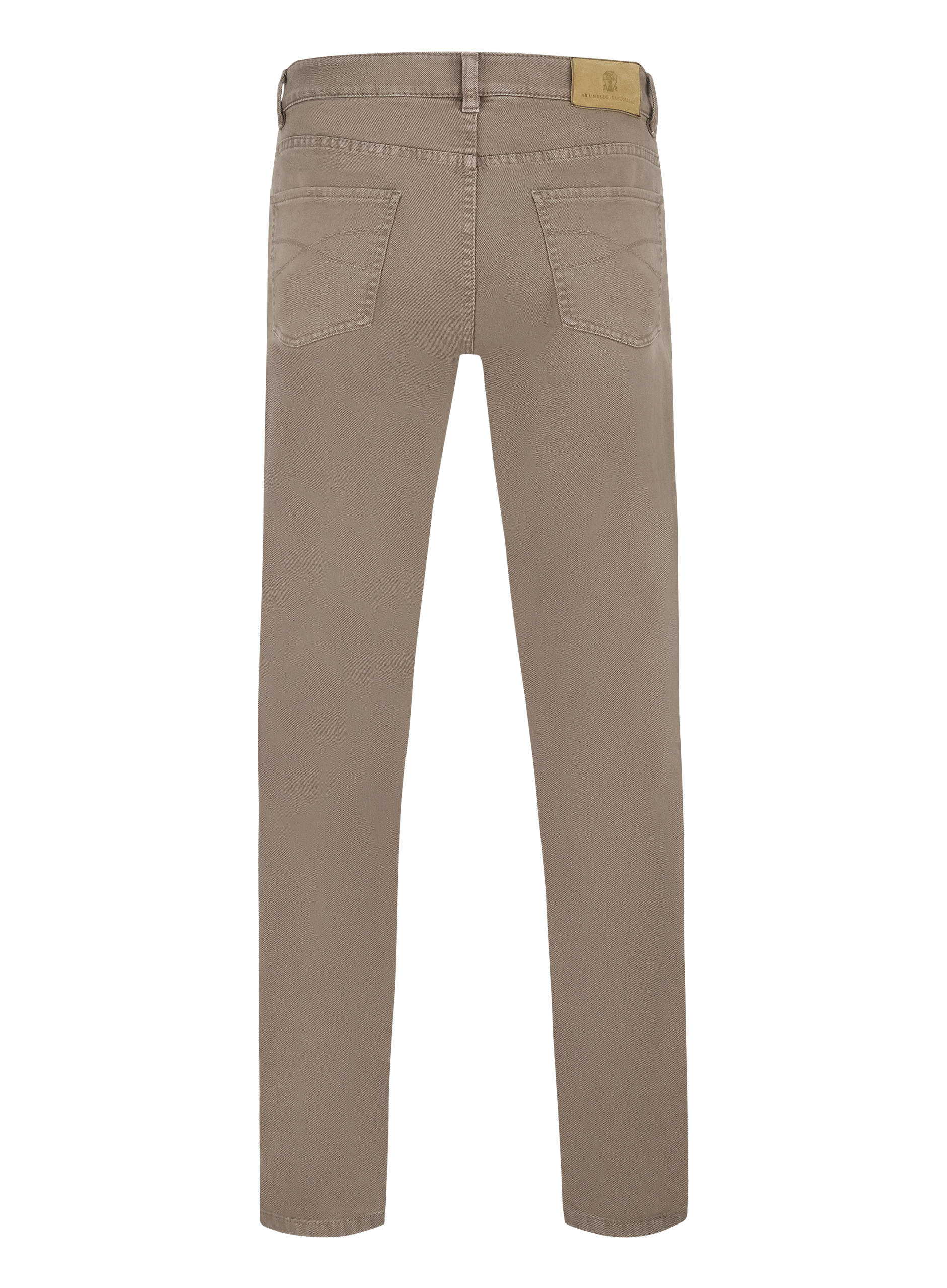 Pantalon van katoen | TAUPE