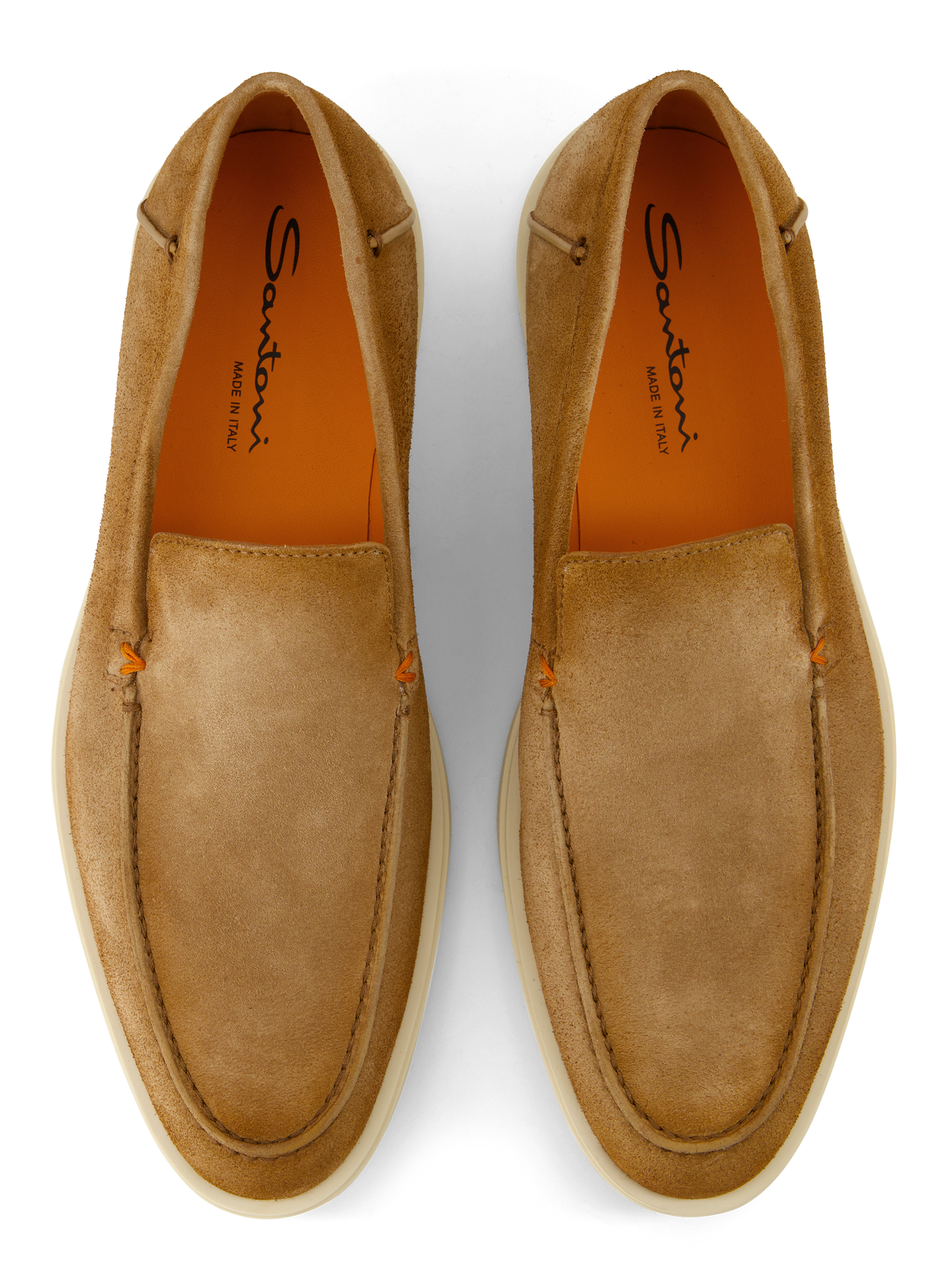 Loafers van suède | Beige