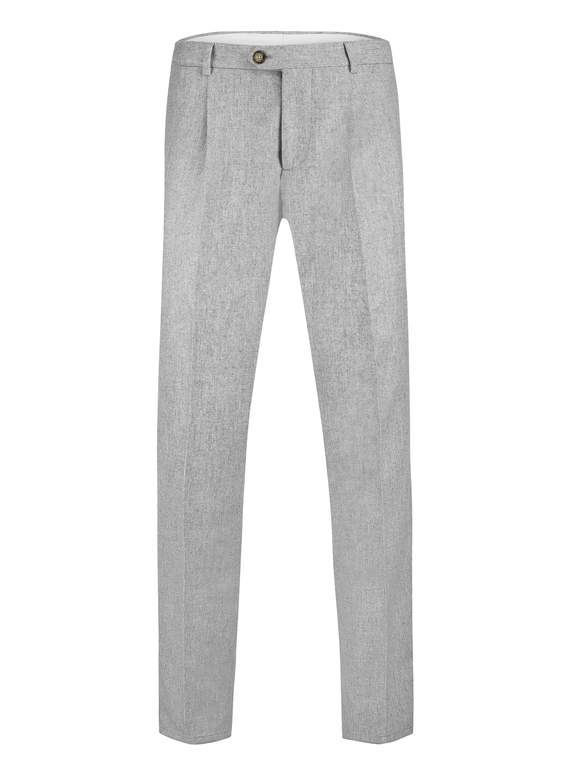 Pantalon van wol | Grijs