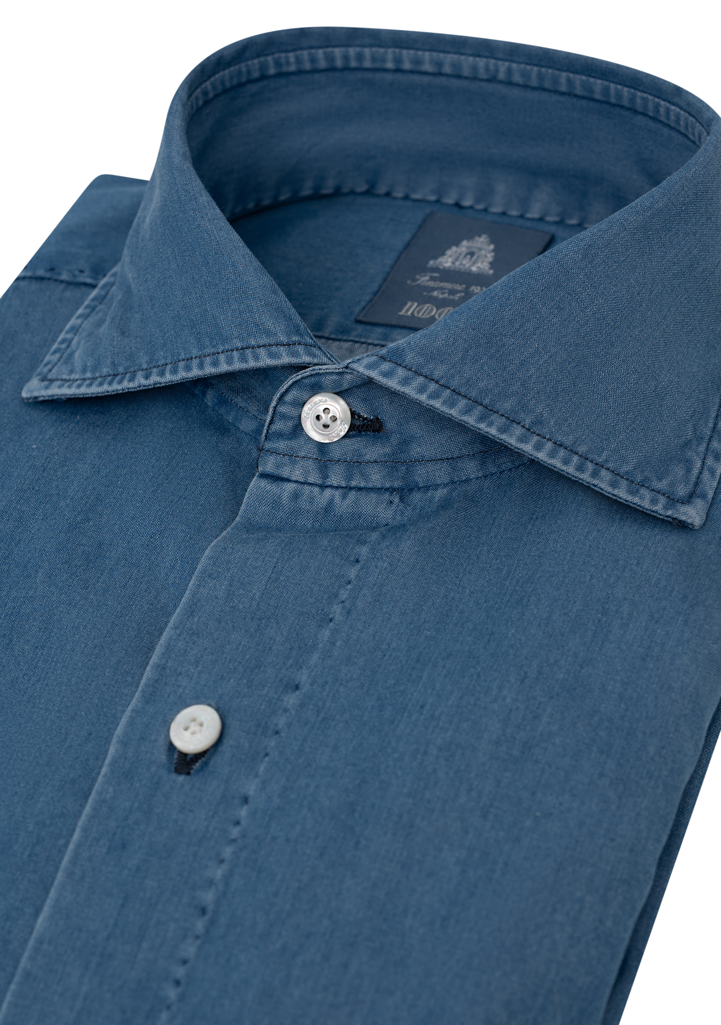 Denim shirt van katoen | FULL_WIDTH | LGHT BLUE DENIM
