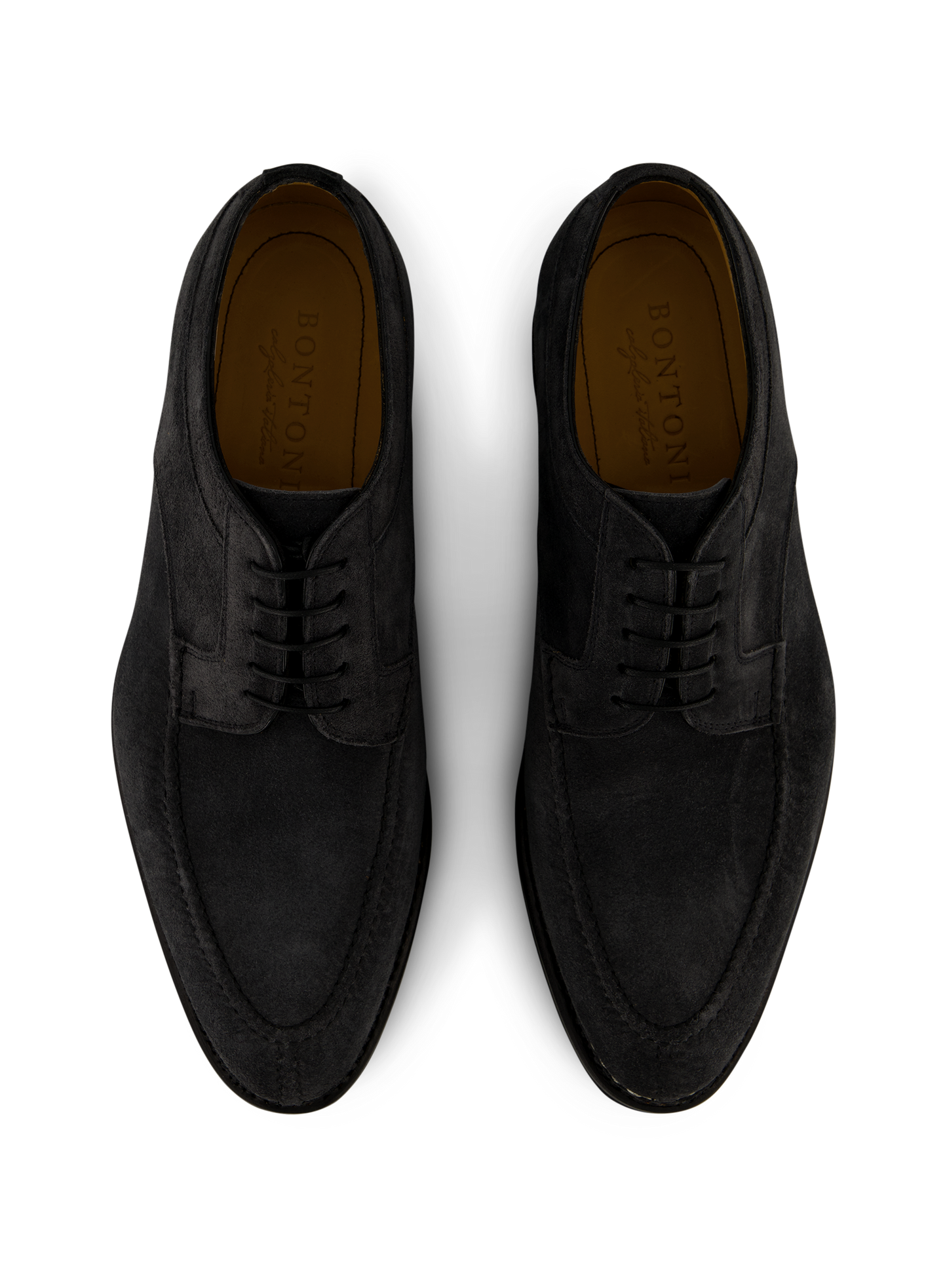 Veterschoenen van suède | D.Grijs
