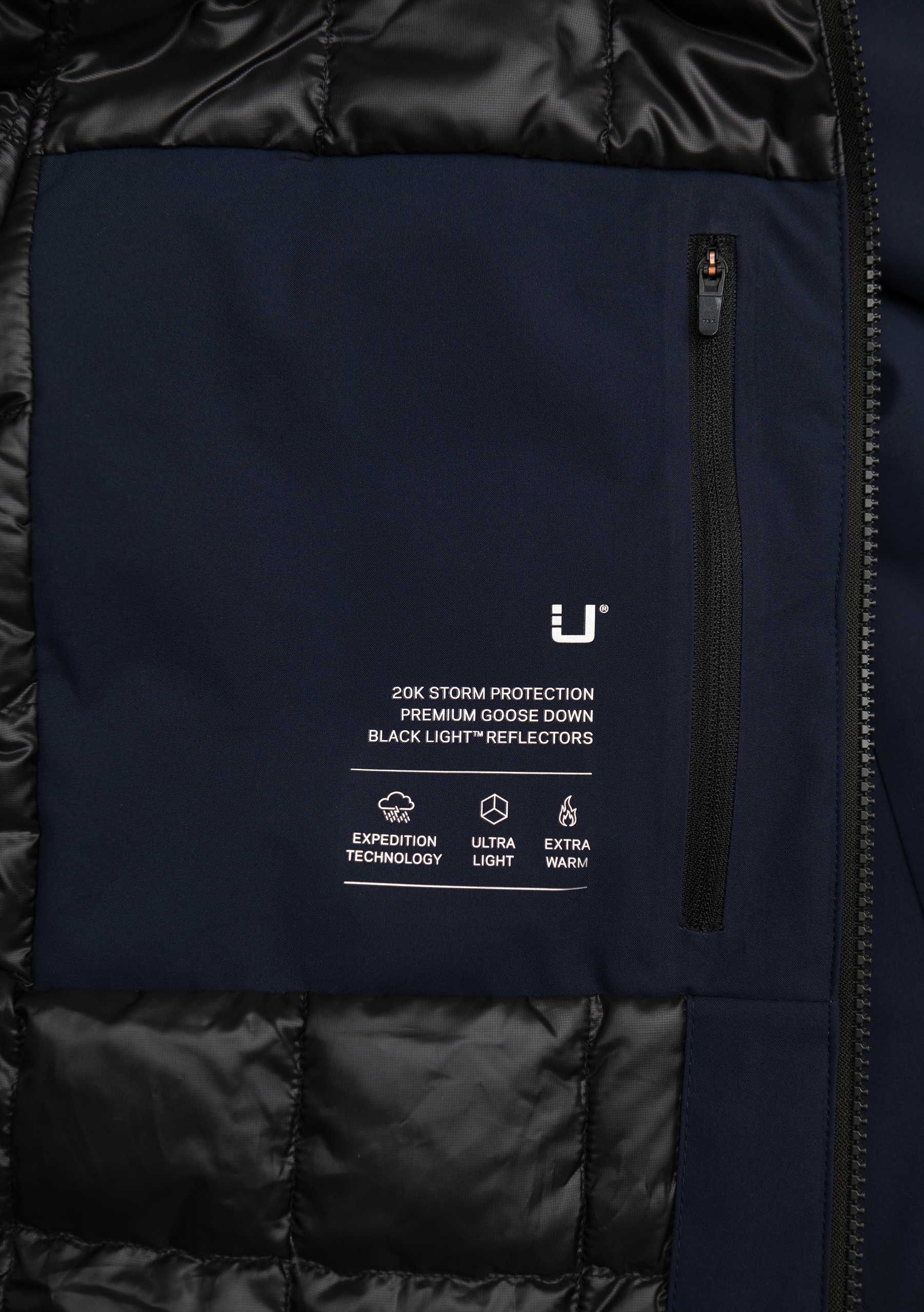 Waterafstotende parka | FULL_WIDTH | BLUE NAVY