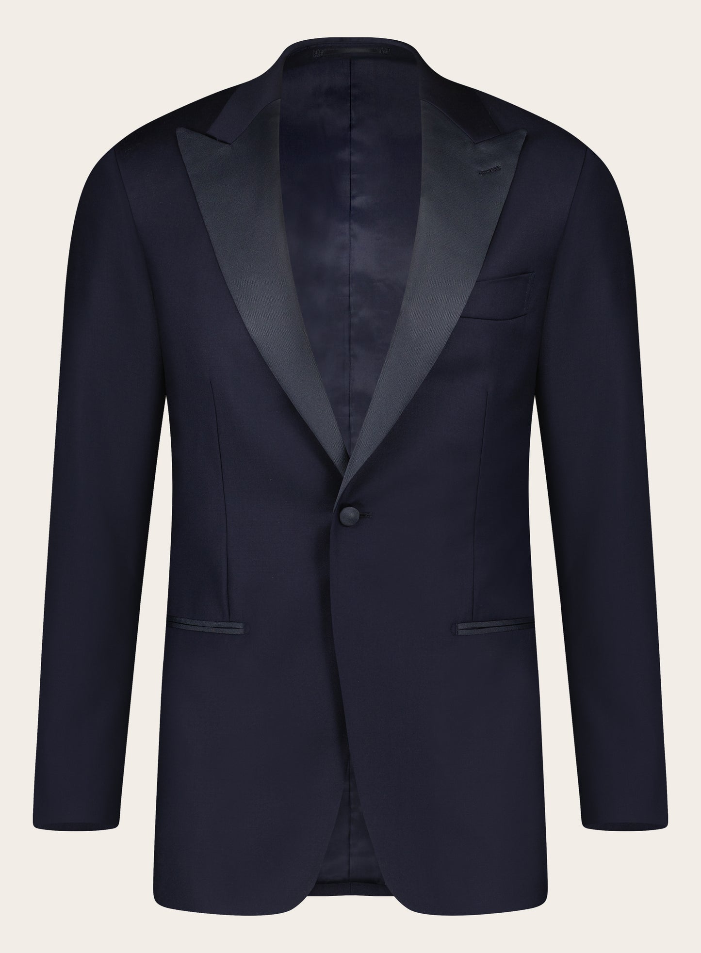 Slim-fit Tuxedo van wol | Marine