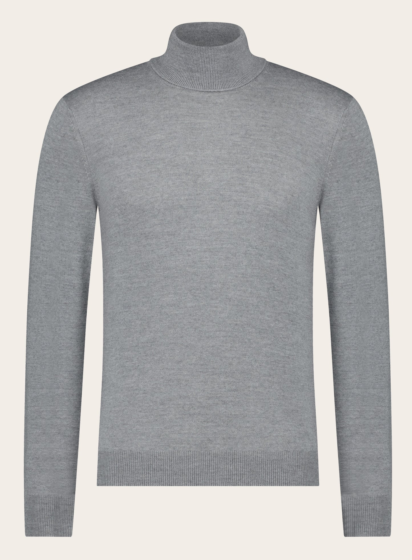 Slim-fit coltrui van wol | L.Grijs
