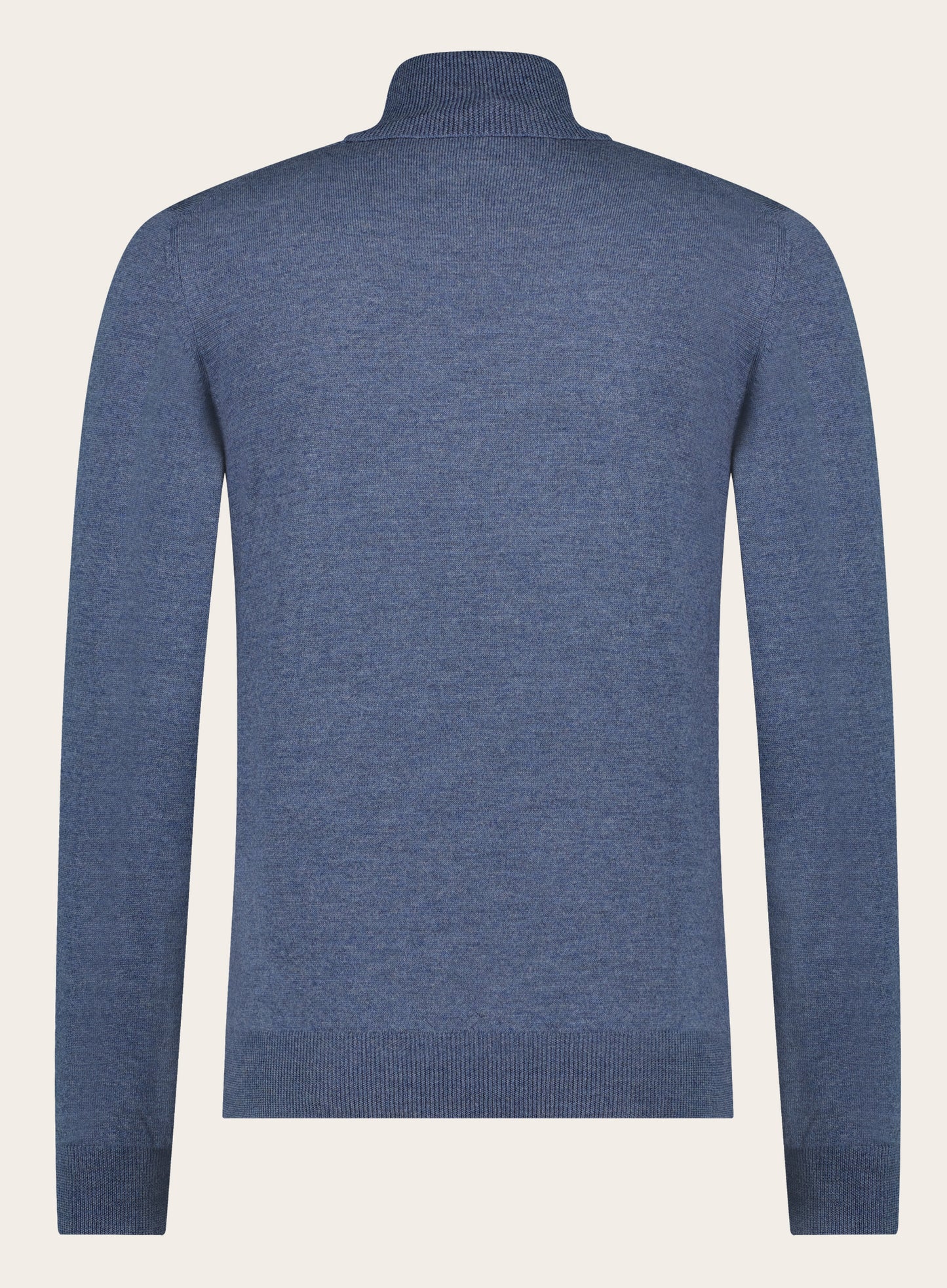 Slim-fit coltrui van wol | JEANS BLAUW