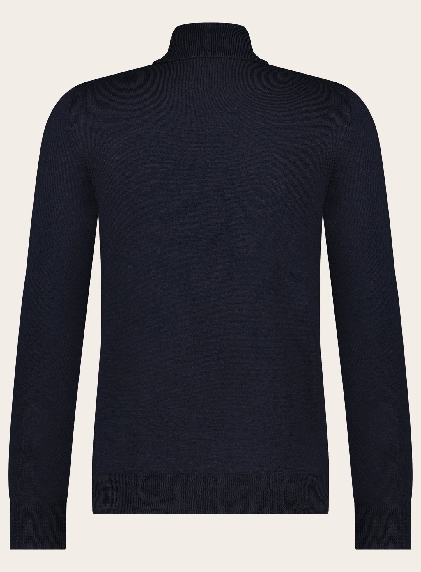 Slim-fit coltrui van wol | BLUE NAVY