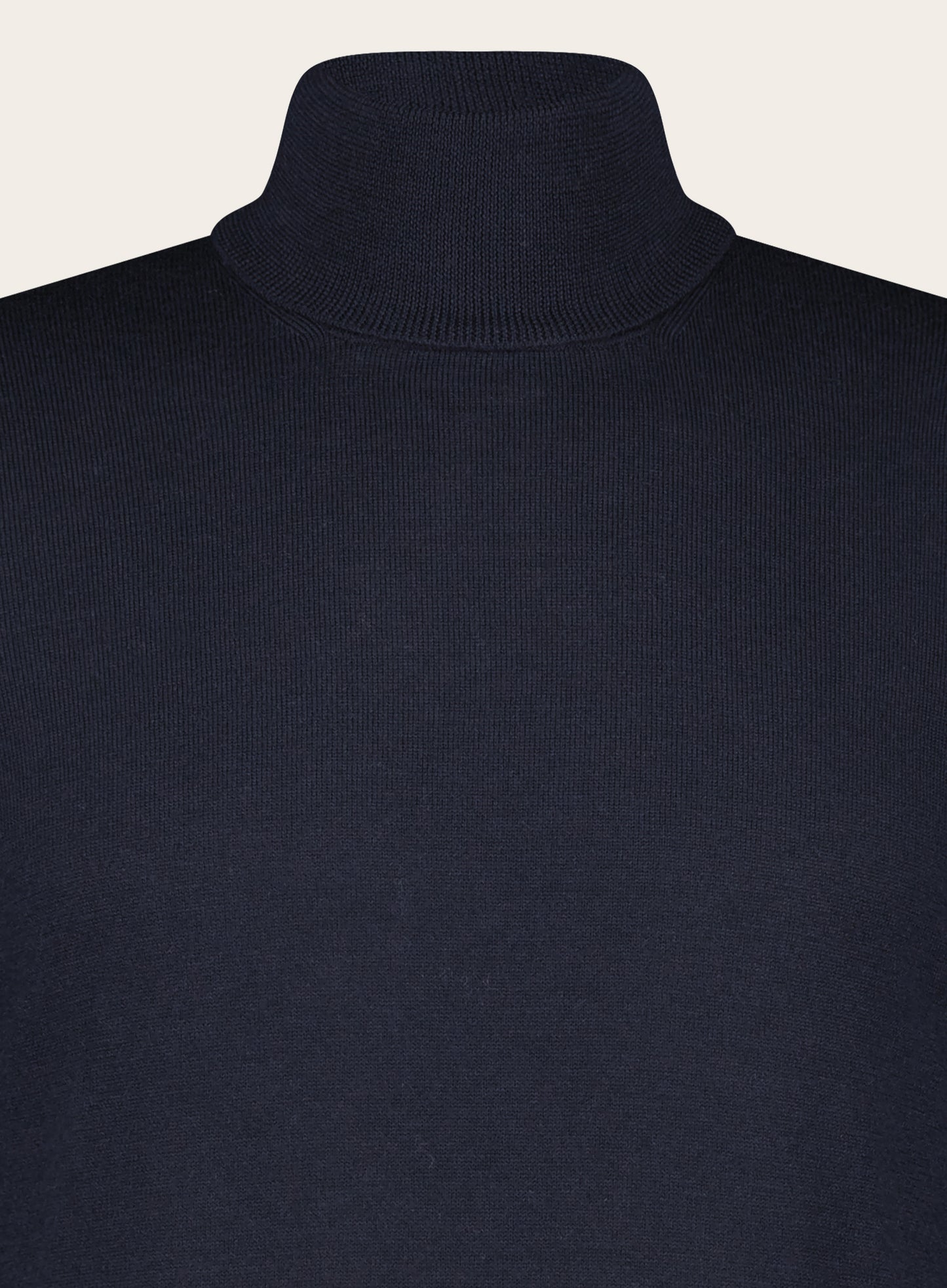 Slim-fit coltrui van wol | BLUE NAVY