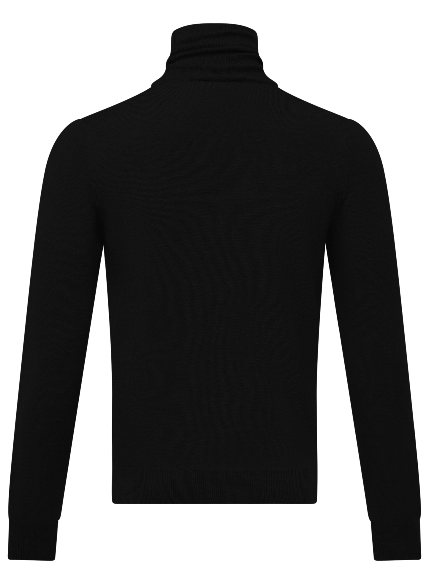Schmal geschnittener Rollkragenpullover aus Wolle