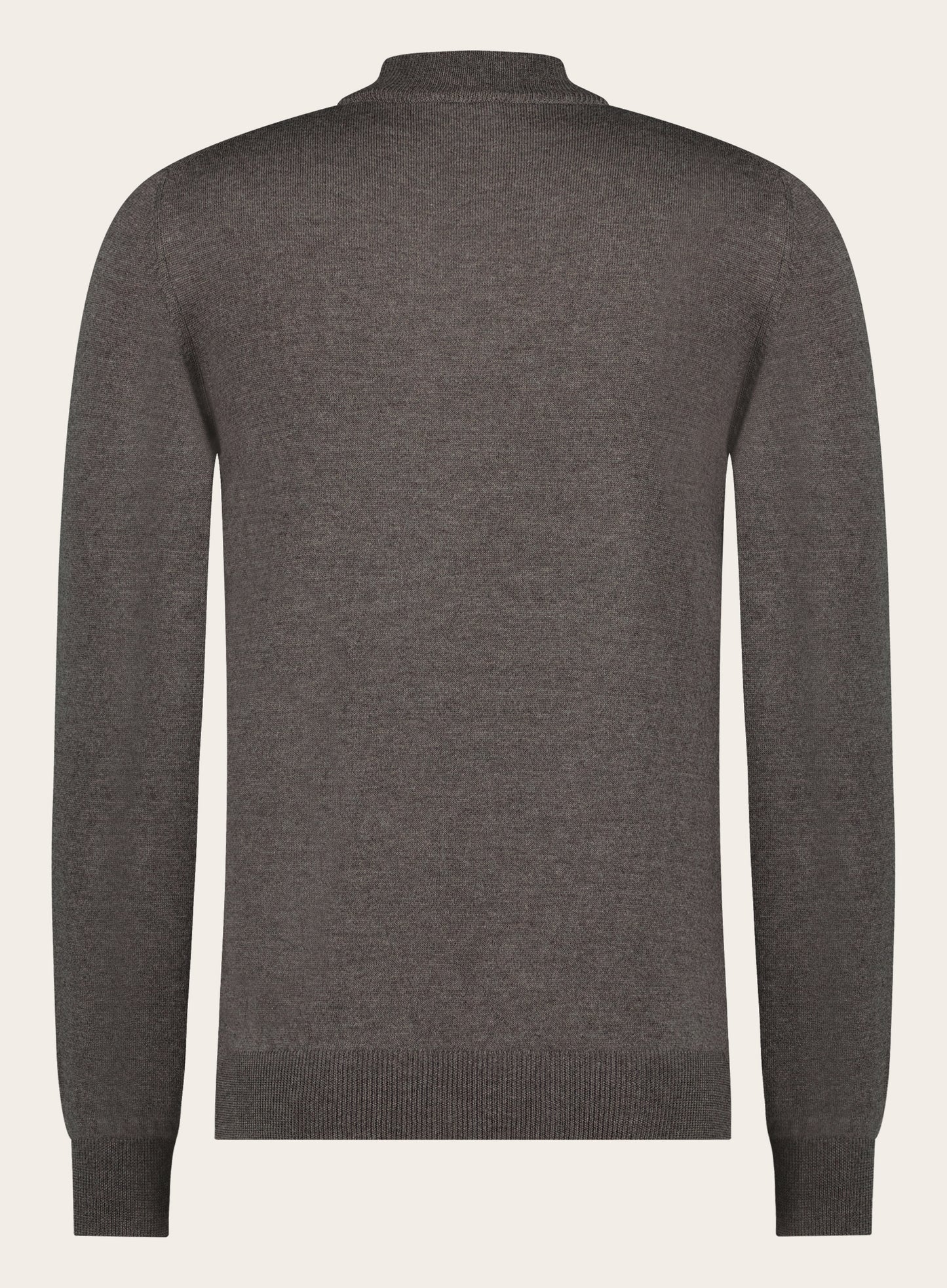 Slim-fit duvet van wol | TAUPE BRUIN