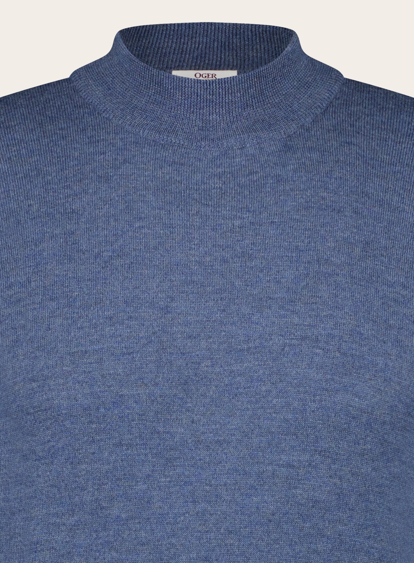 Slim-fit duvet van wol | JEANS BLAUW