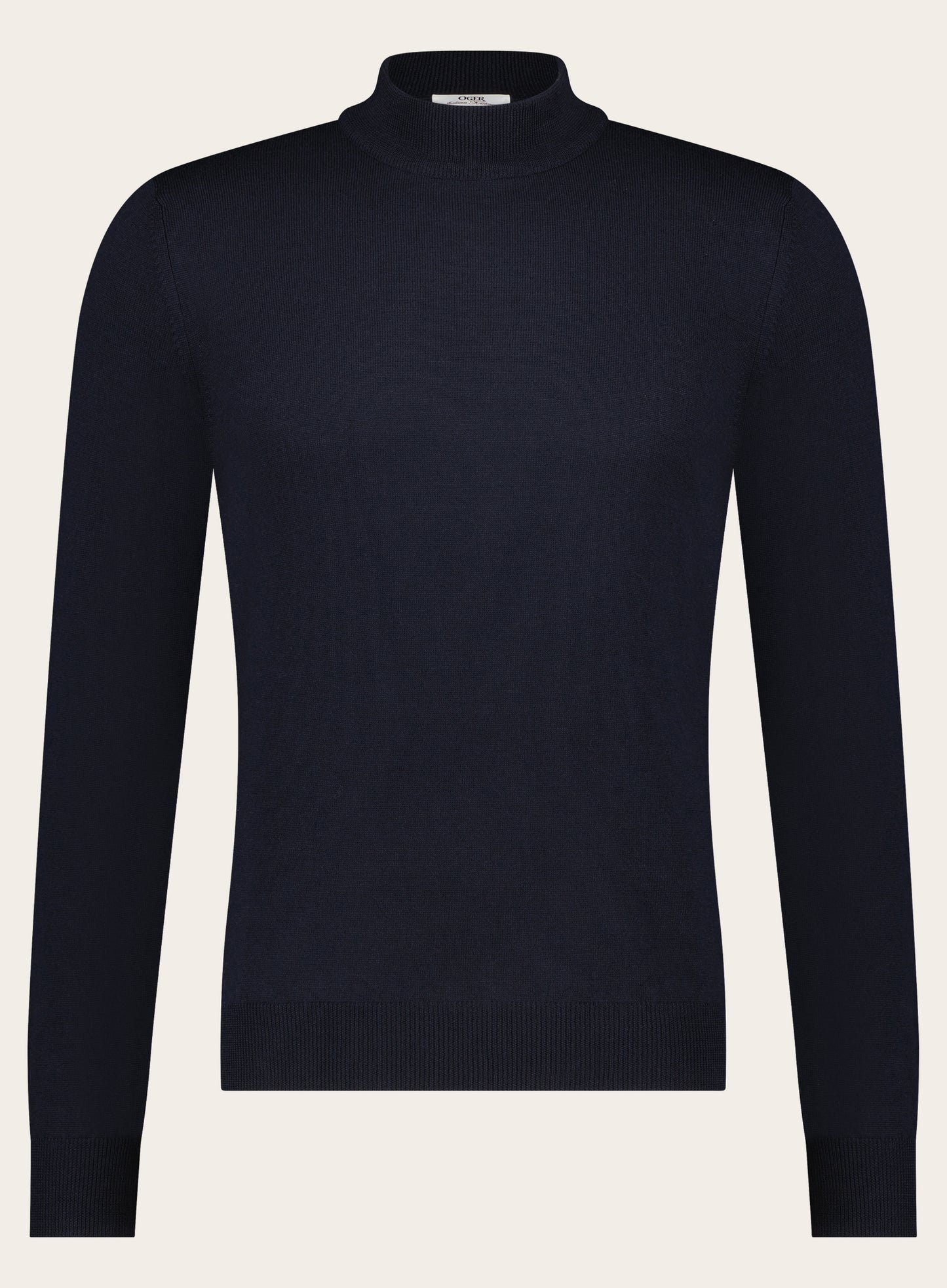 Slim-fit duvet van wol | BLUE NAVY