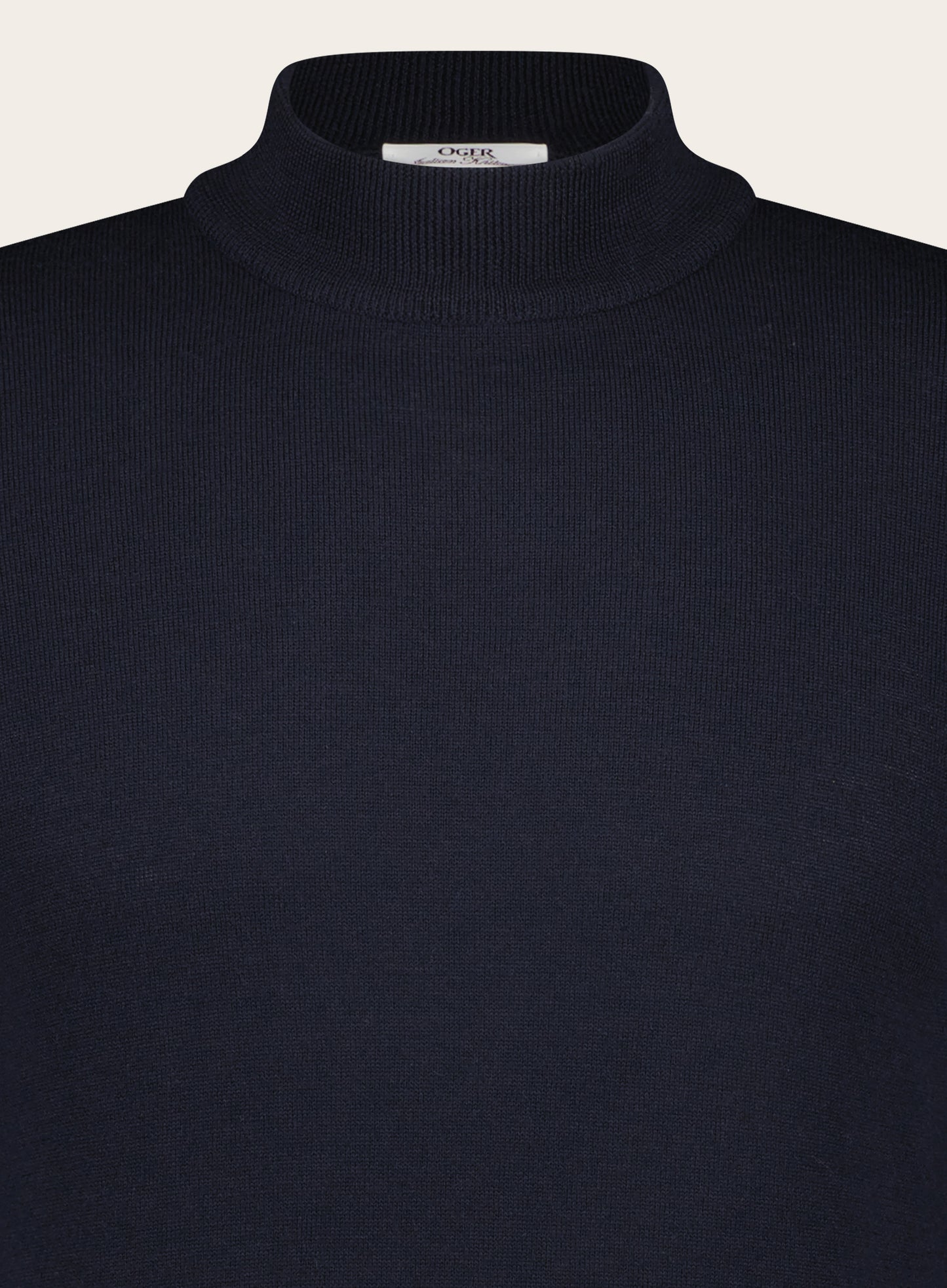 Slim-fit duvet van wol | BLUE NAVY
