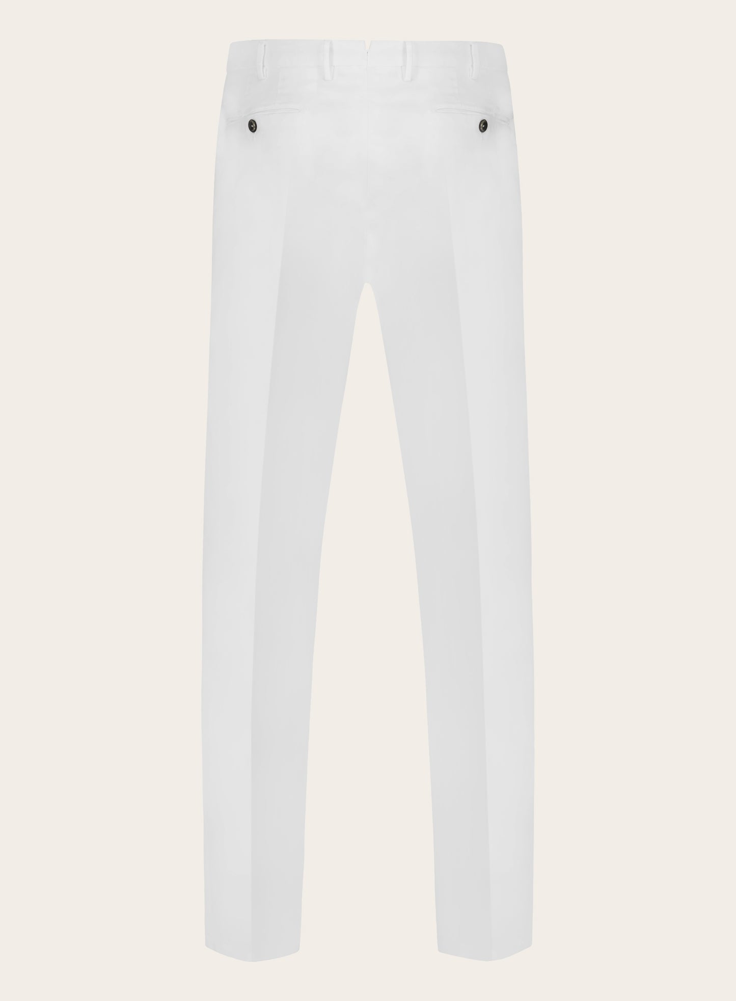 Slim-fit stretch pantalon | Wit