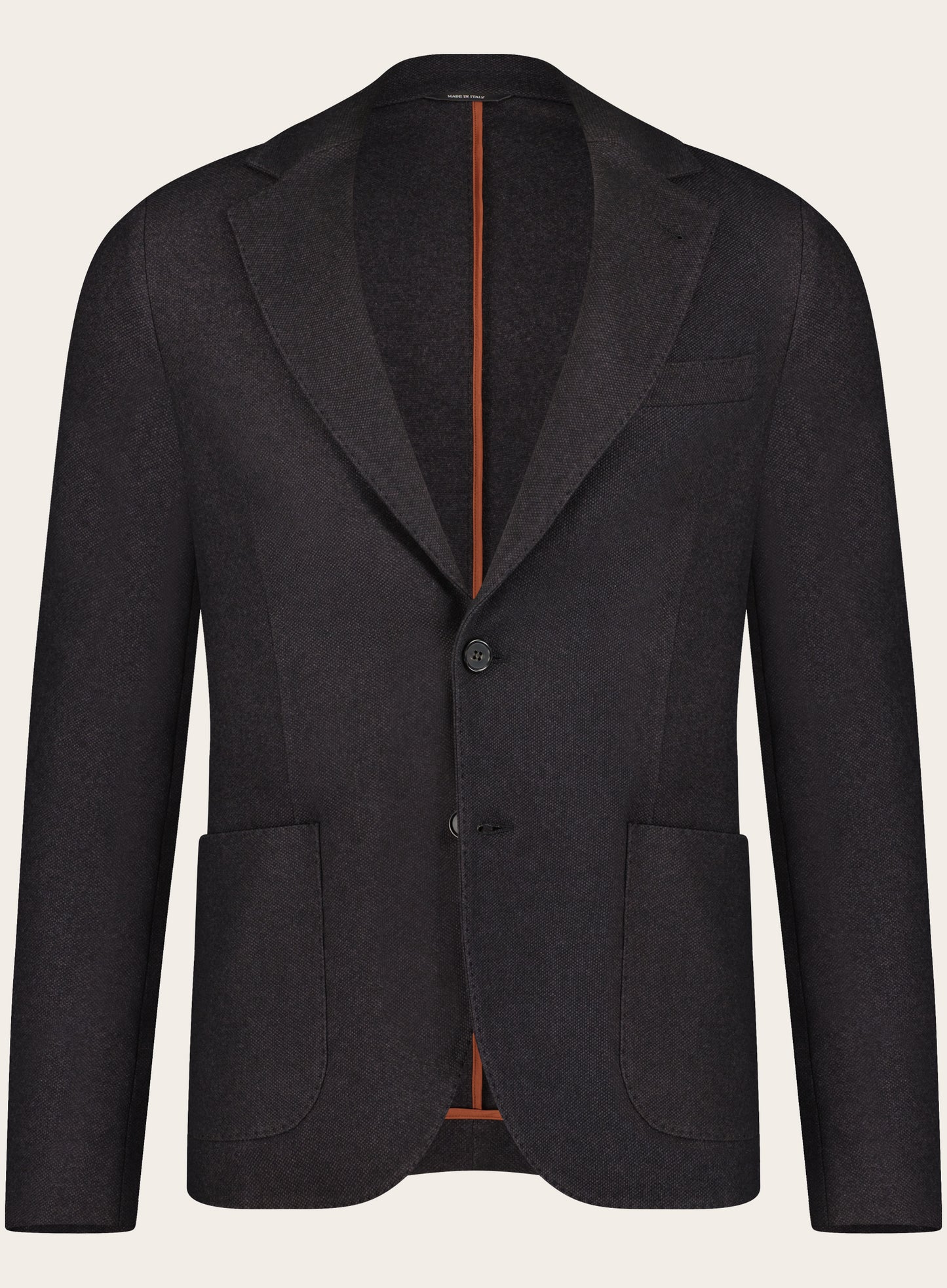 Slim-fit sweater jasje van cashmere en zijde | NEARLY BLACK