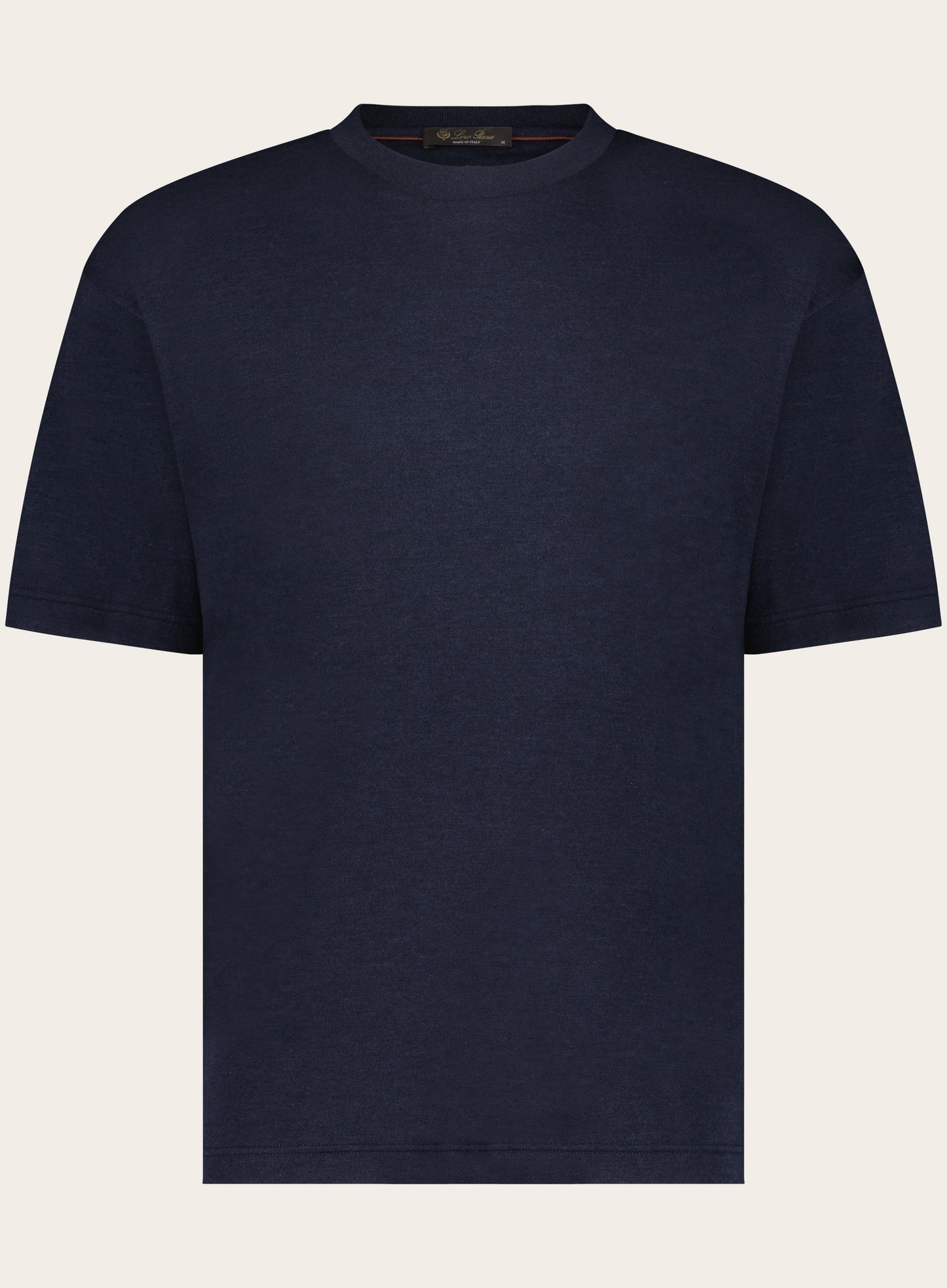 Regular-fit Philion t-shirt van cashmere en zijde | Blauw