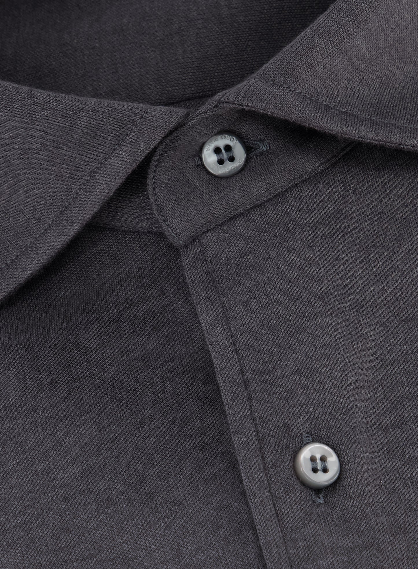 Regular-fit Andrew shirt van cashmere en zijde | Grijs