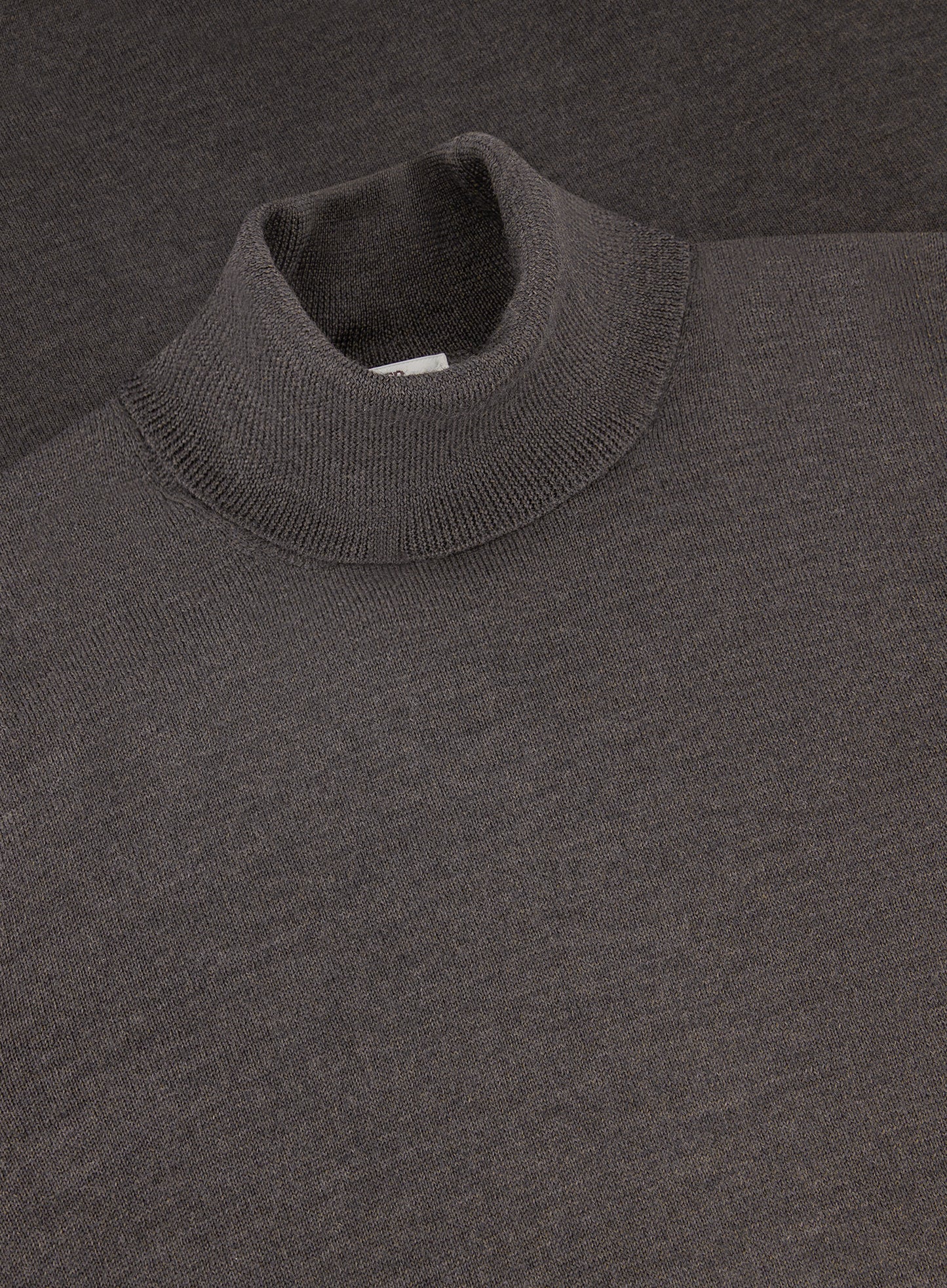 Slim-fit coltrui van wol | FULL_WIDTH | Bruin