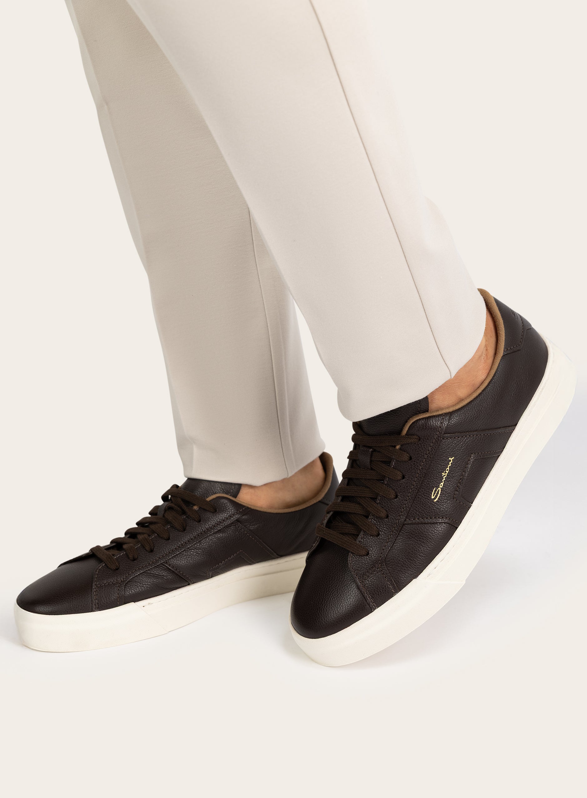 Gloria sneakers van leer | D.Bruin