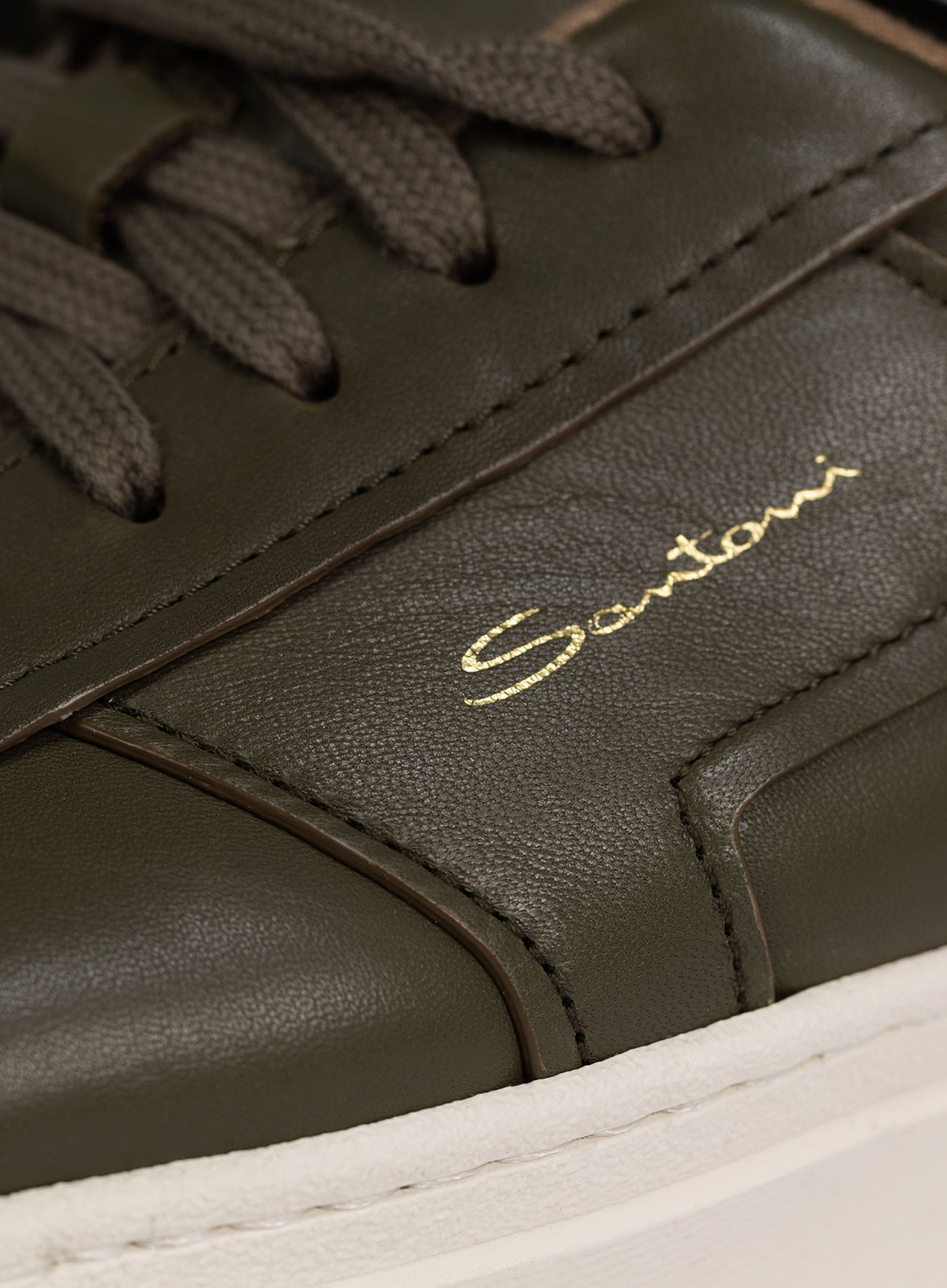 Gloria sneakers van leer | FULL_WIDTH | Groen