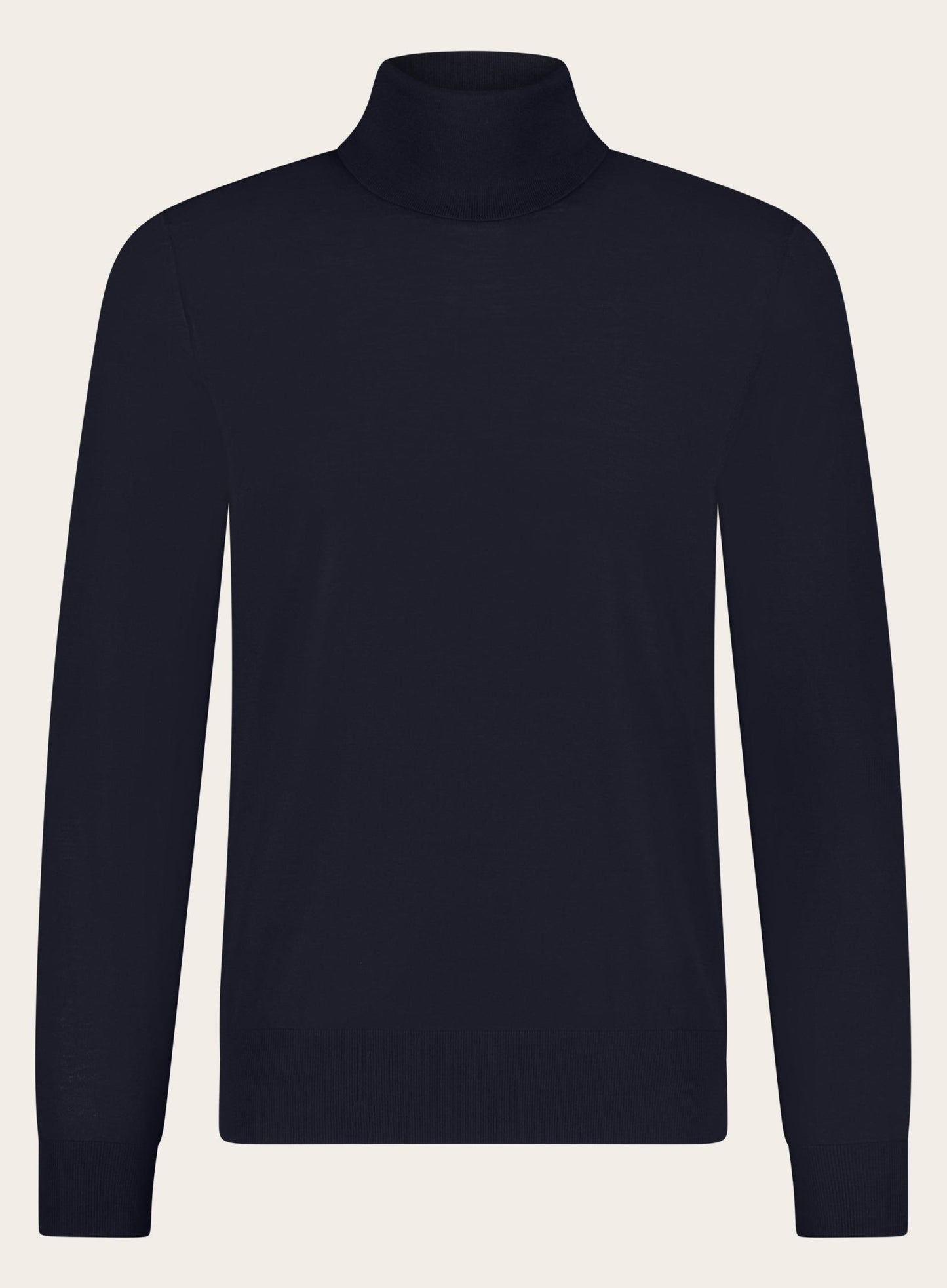 Turtleneck van wol | Blauw